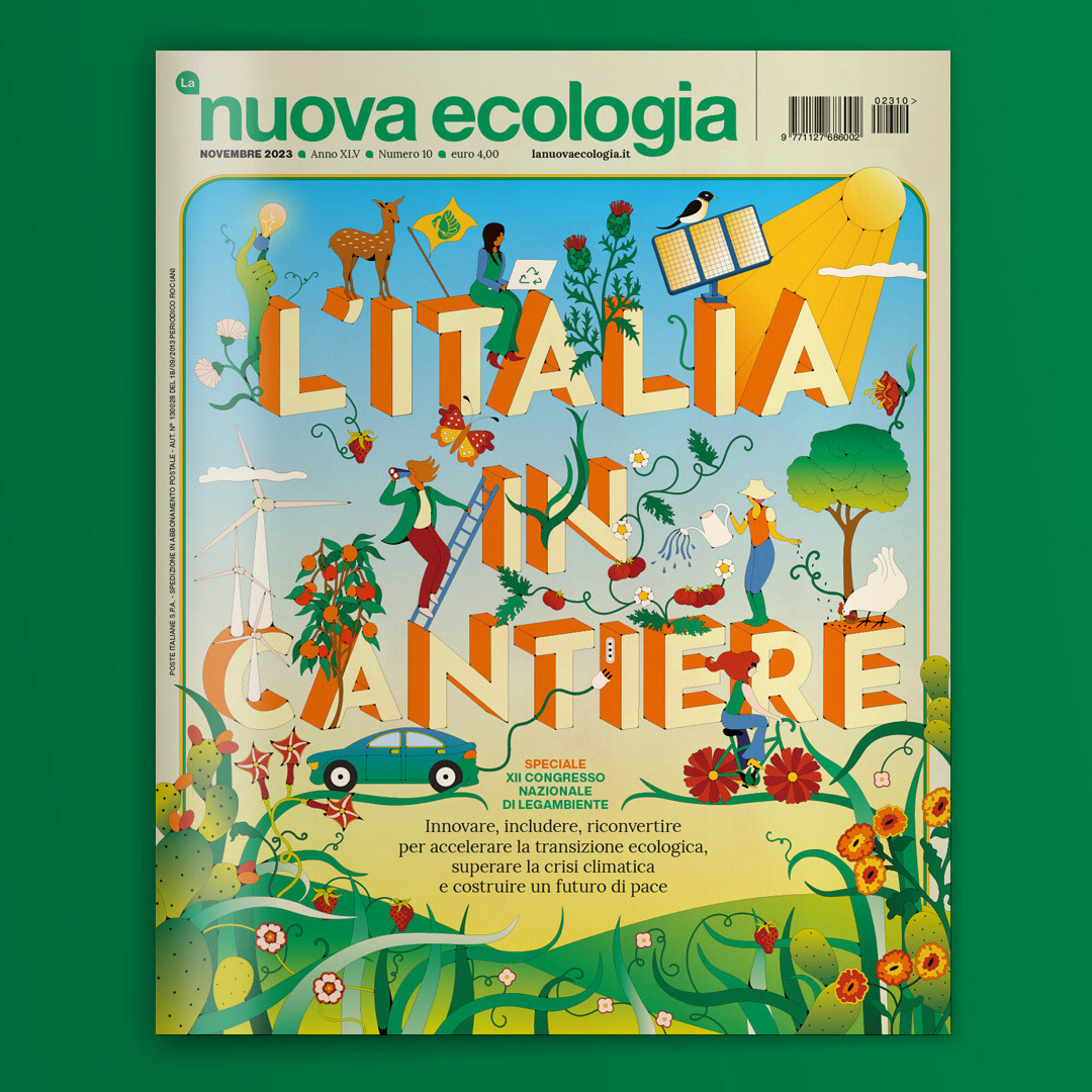 La Nuova Ecologia Magazine Cover Nov - 2023