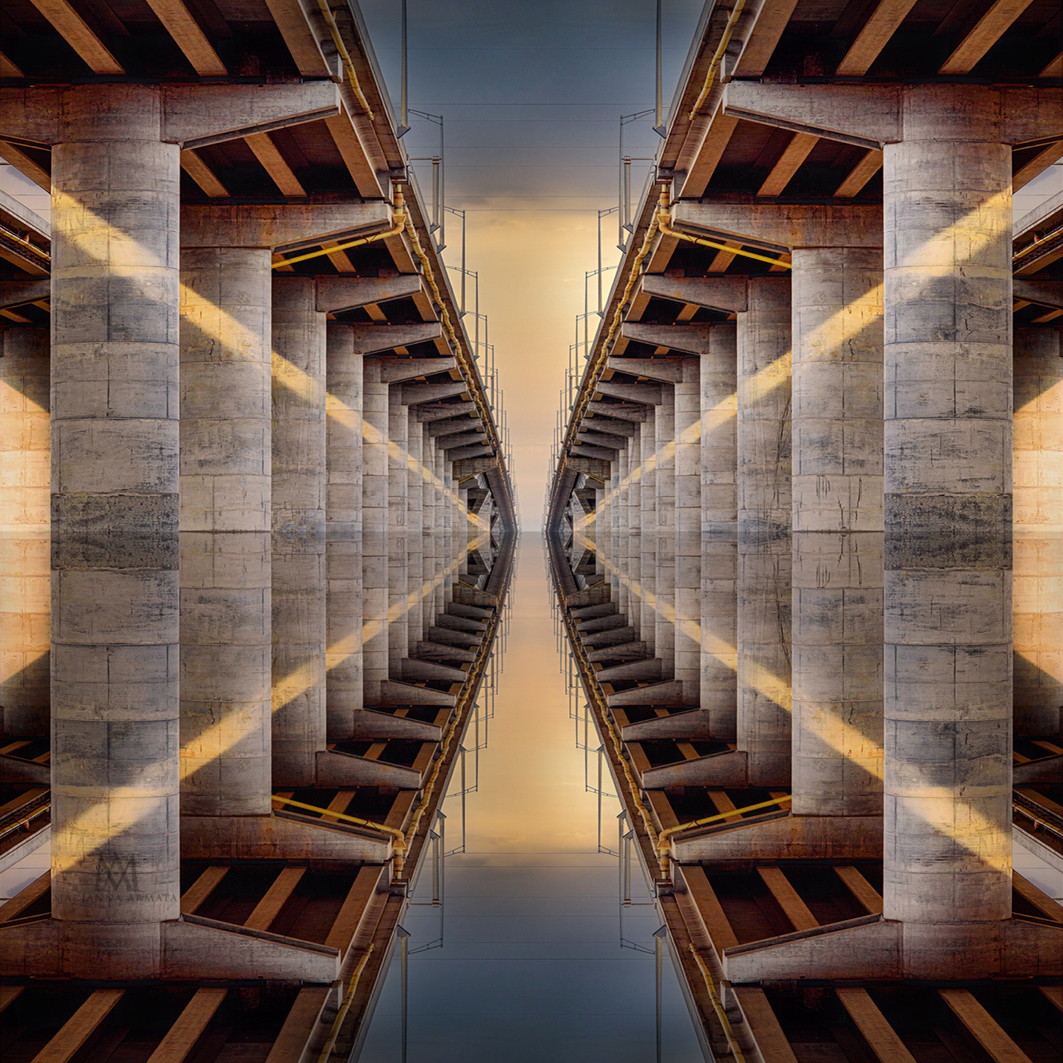 Mirrored Bridge, Beauharnois, QC