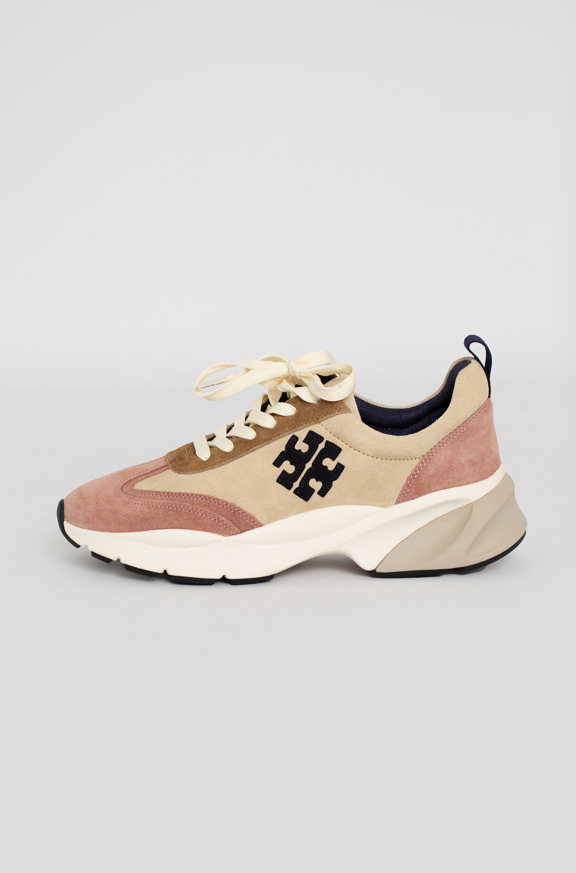  Tory Burch Good Luck Trainer Cream Navy