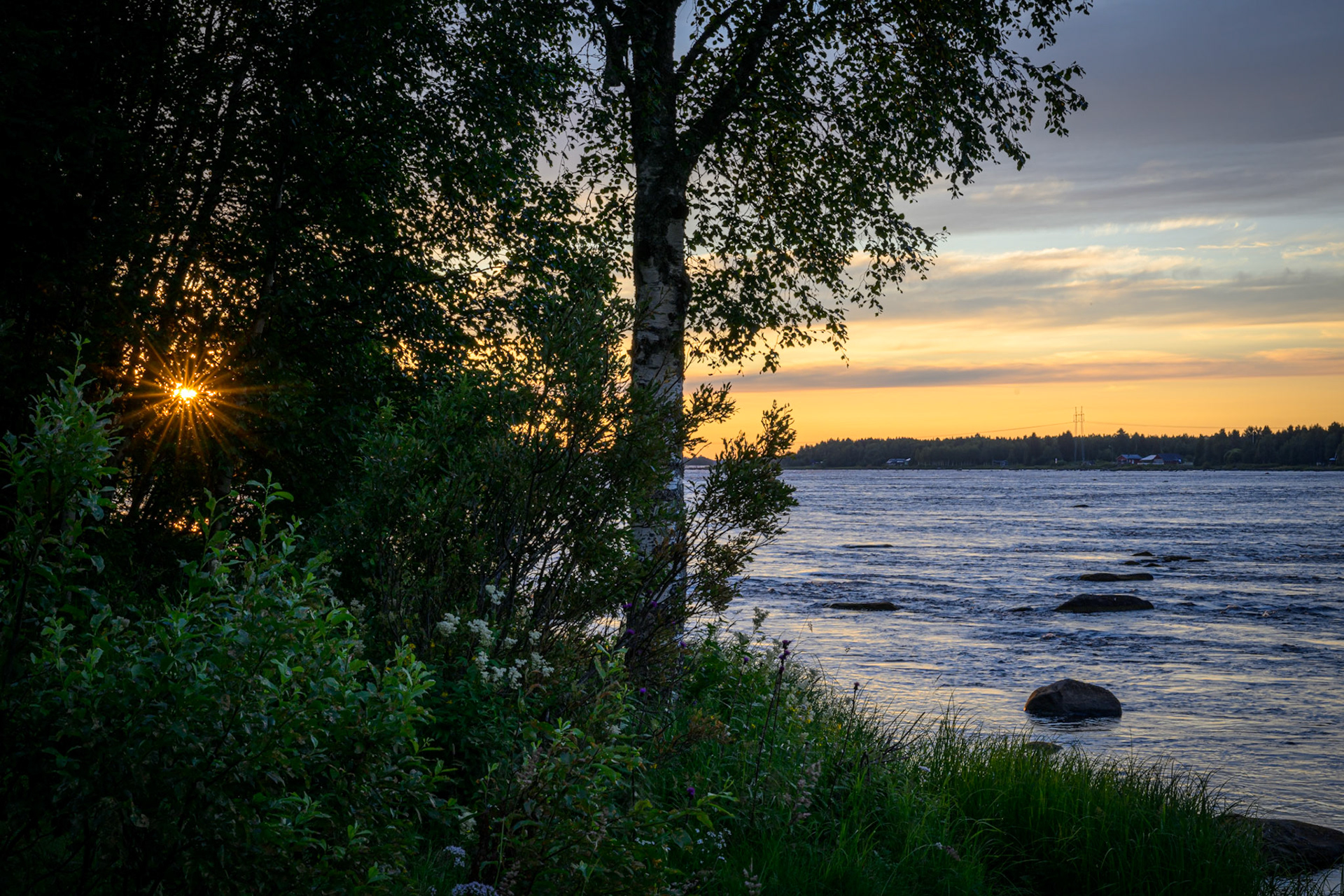 2:a natten vid Torne älv
