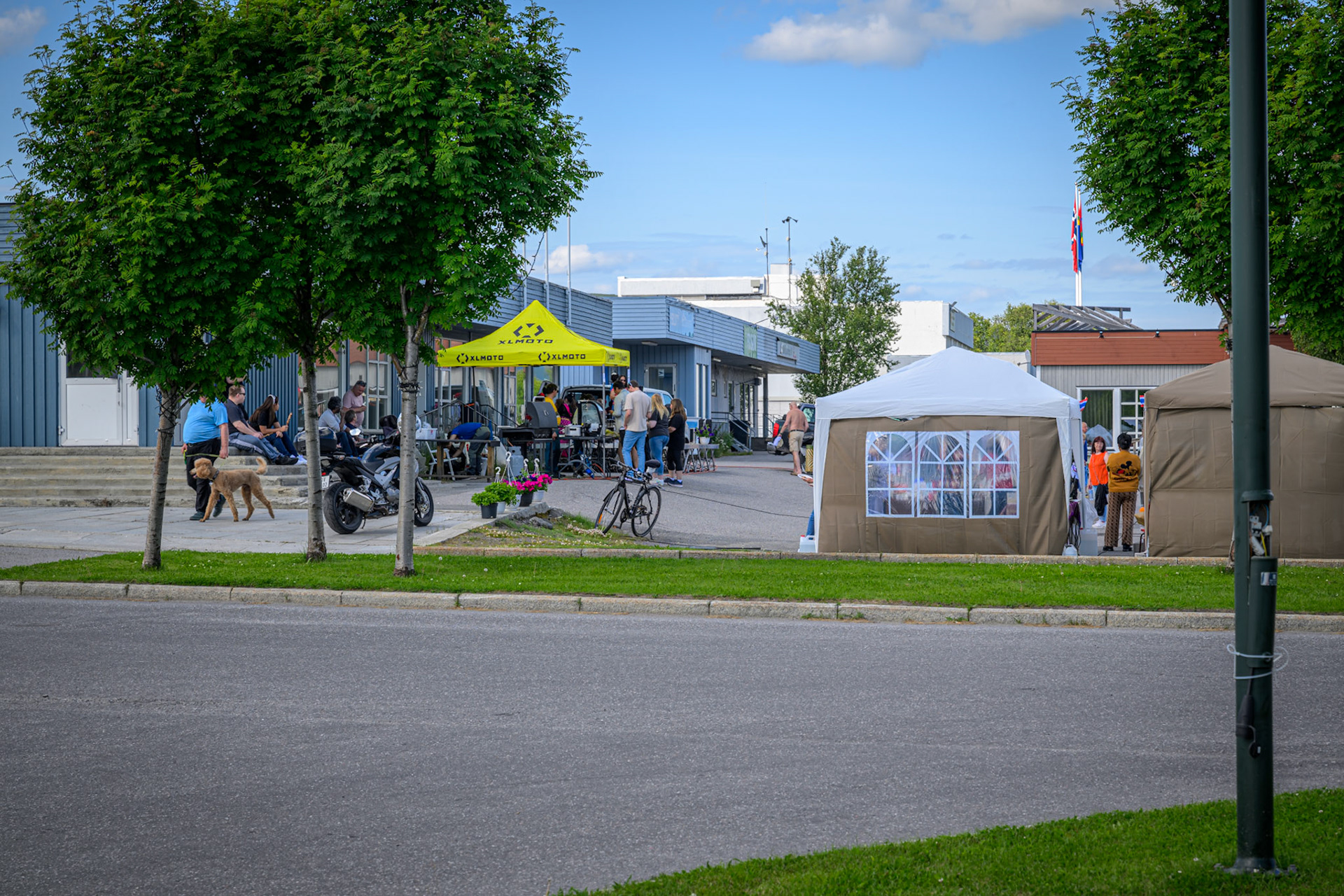 Thai-festival och marknad