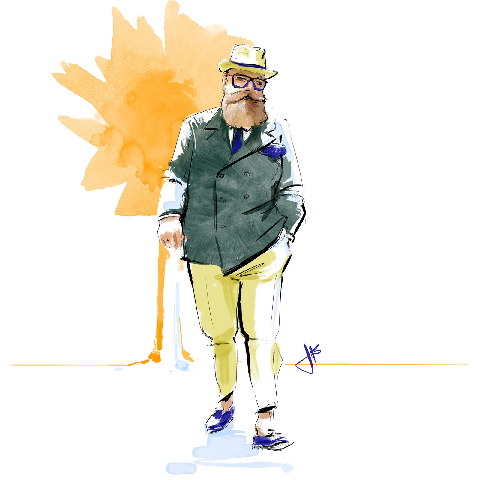 Stylish menswear for the bigger figure