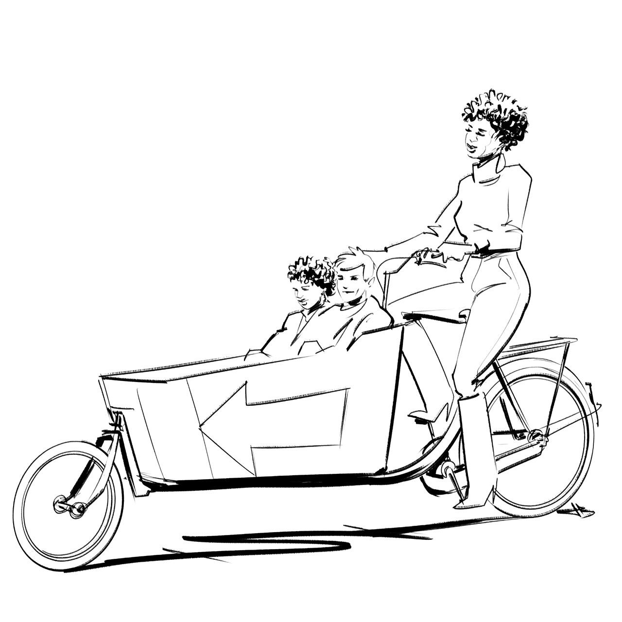 Cargo bike moms / Bakfietsmoeders