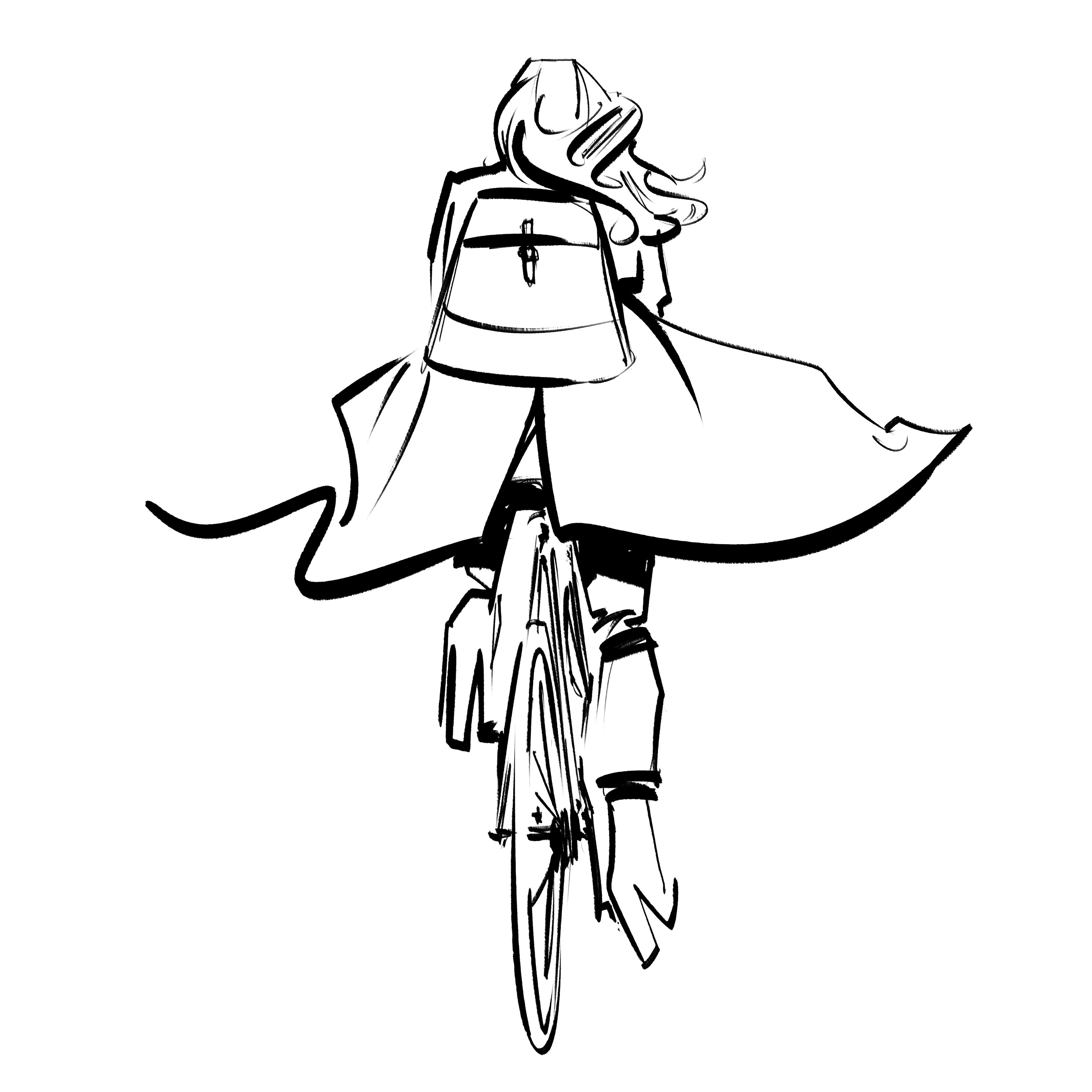 Flying through the city