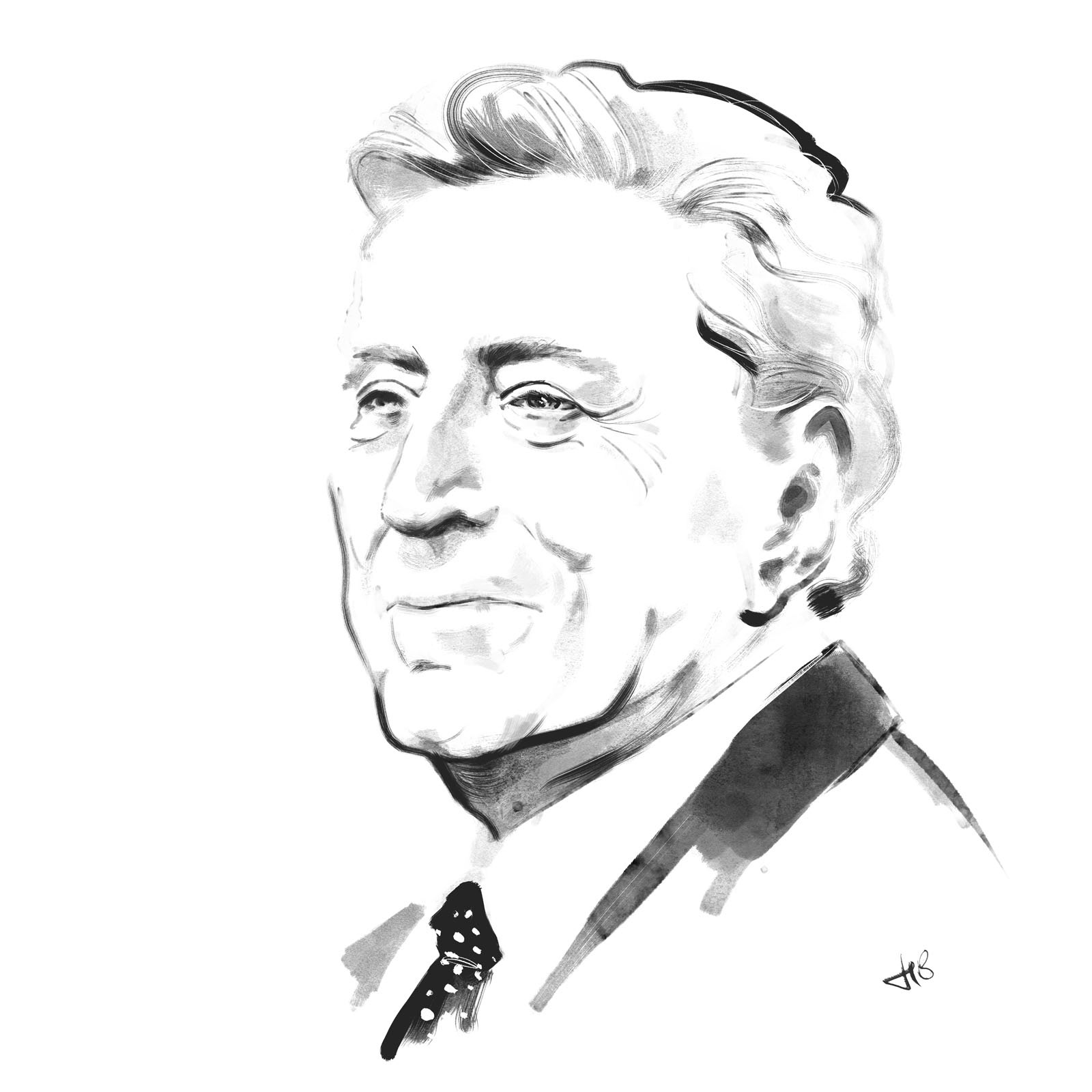 Tony Bennett illustration