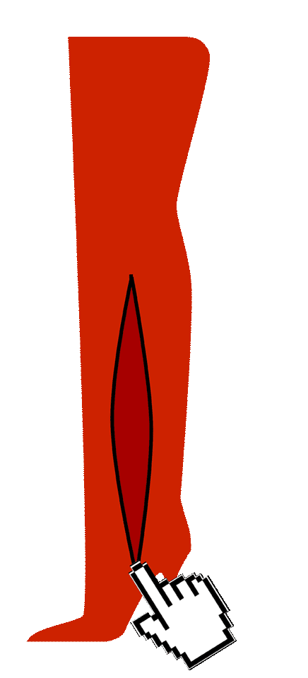 cursor zipping up thigh high boot