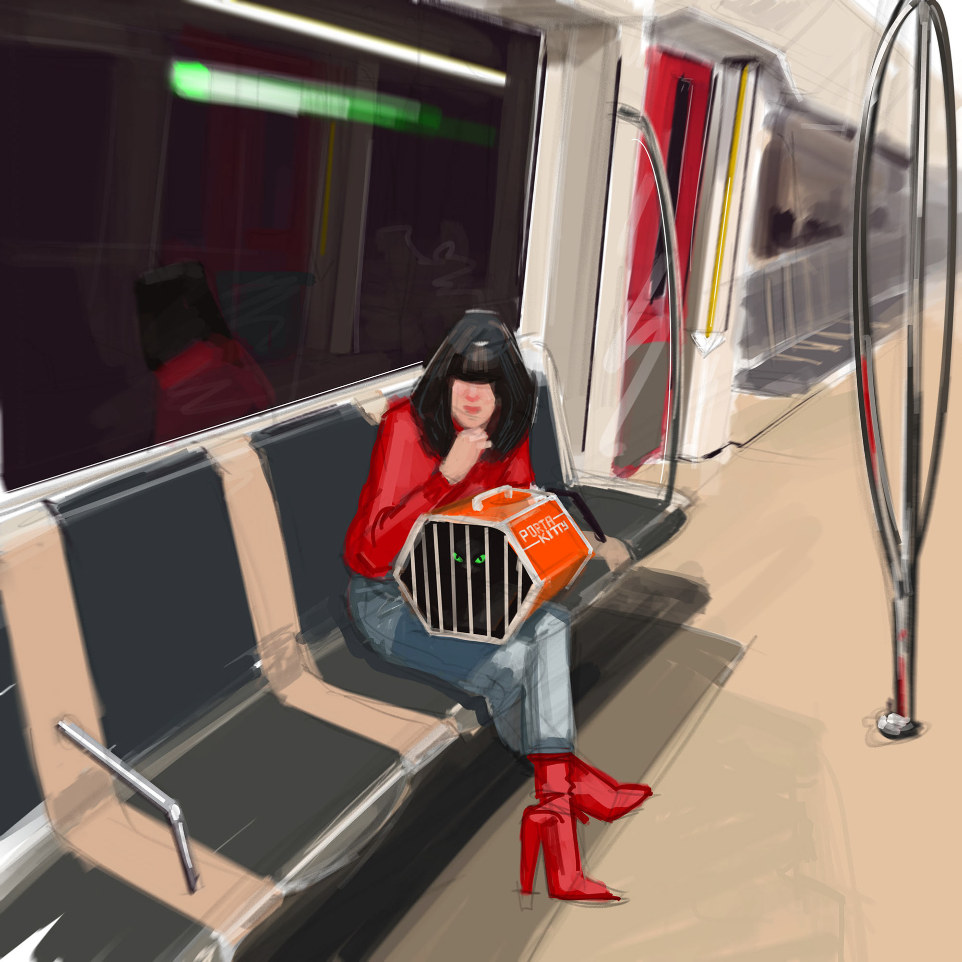 In de Noord-Zuid Lijn