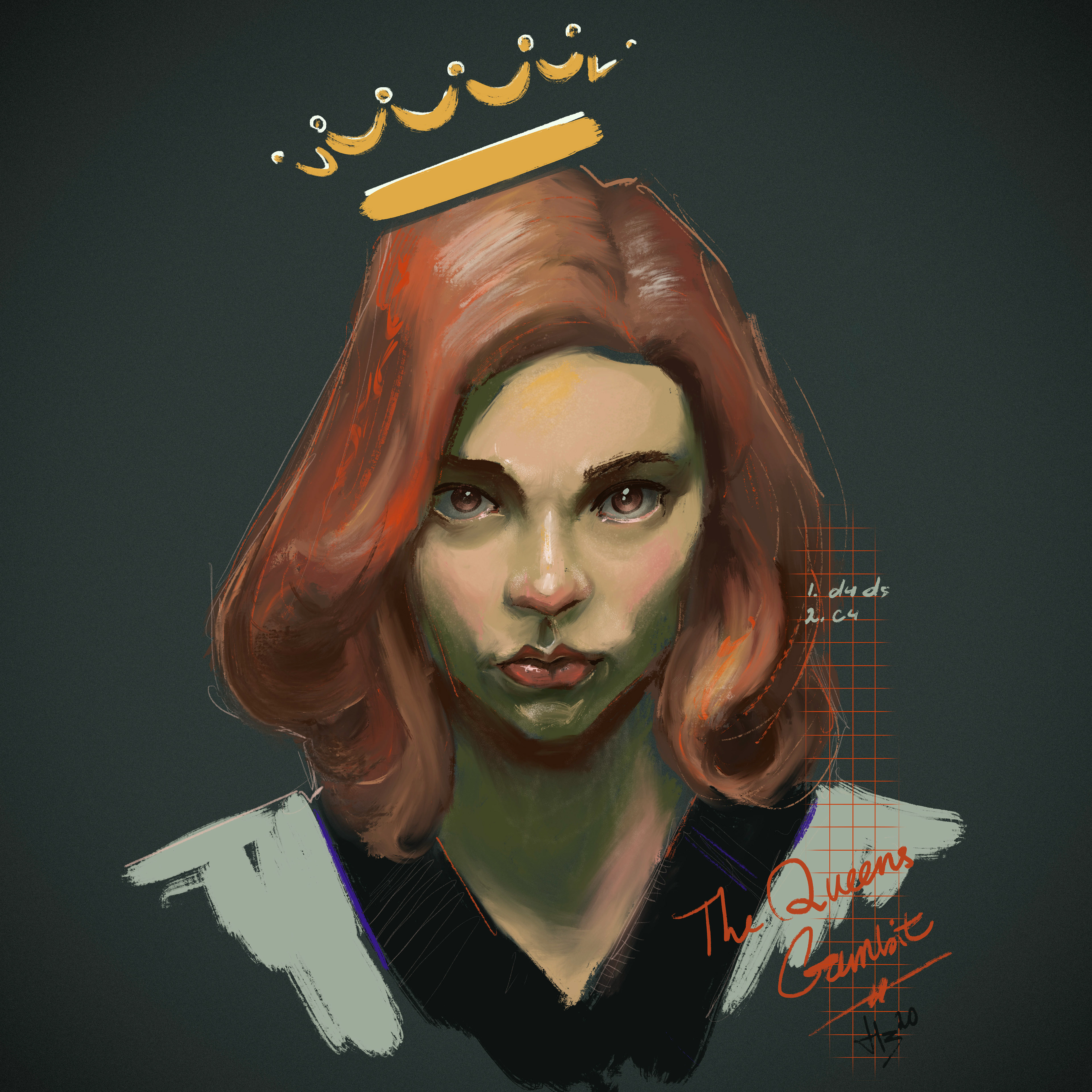 Elizabeth Harmon - Queens Gambit by SesedeArtes on DeviantArt