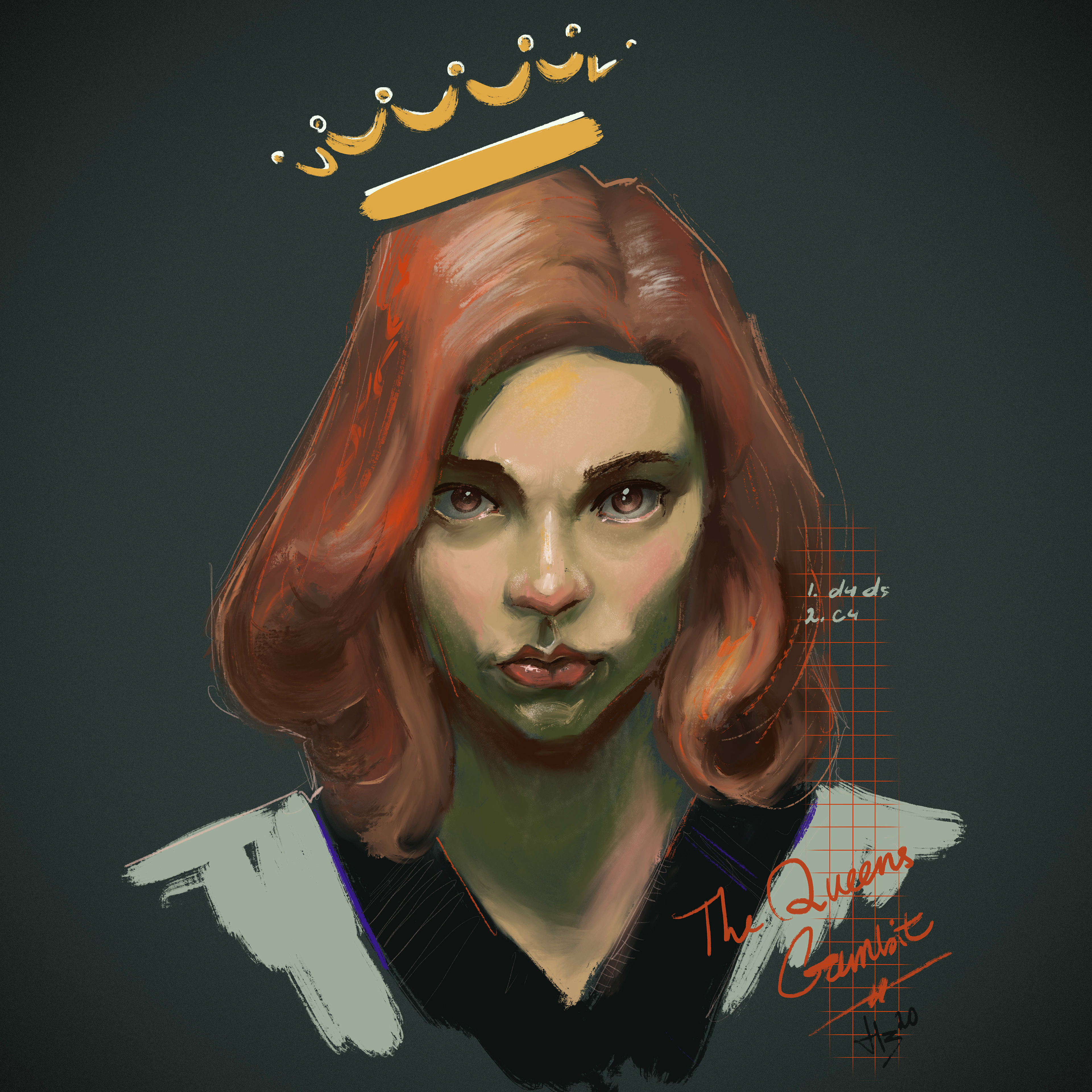 Elizabeth Harmon, The Queen's Gambit by Ralanart on DeviantArt