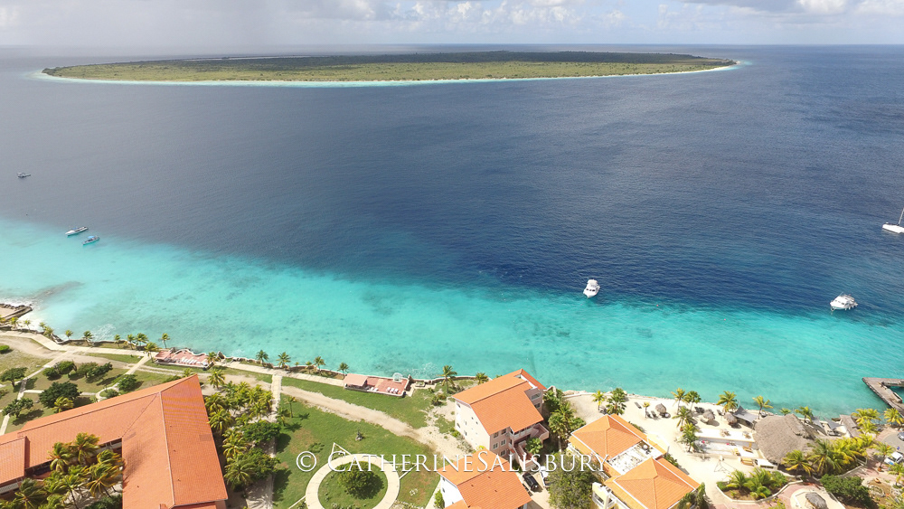 View of Klein Bonaire from the Blue Zone at Sand Dollar