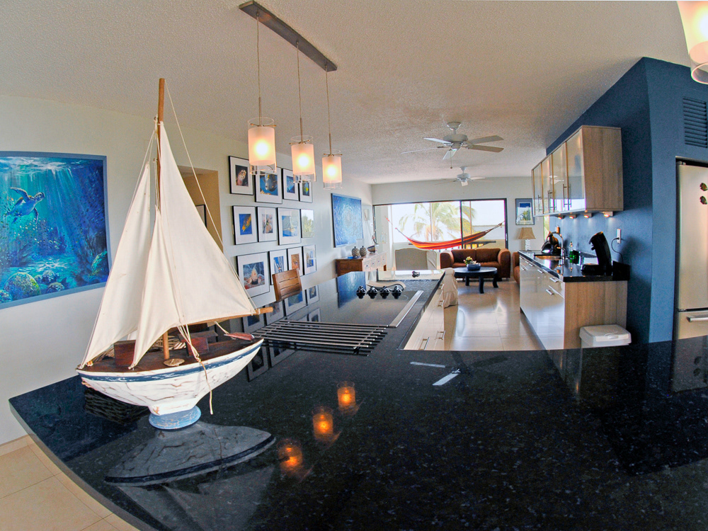 Bonaire Blue Zone @ Sand Dollar kitchen