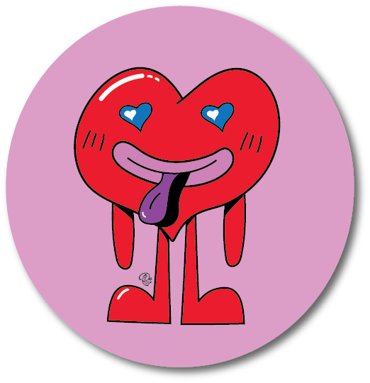 "CRAZY 4 U" STICKER