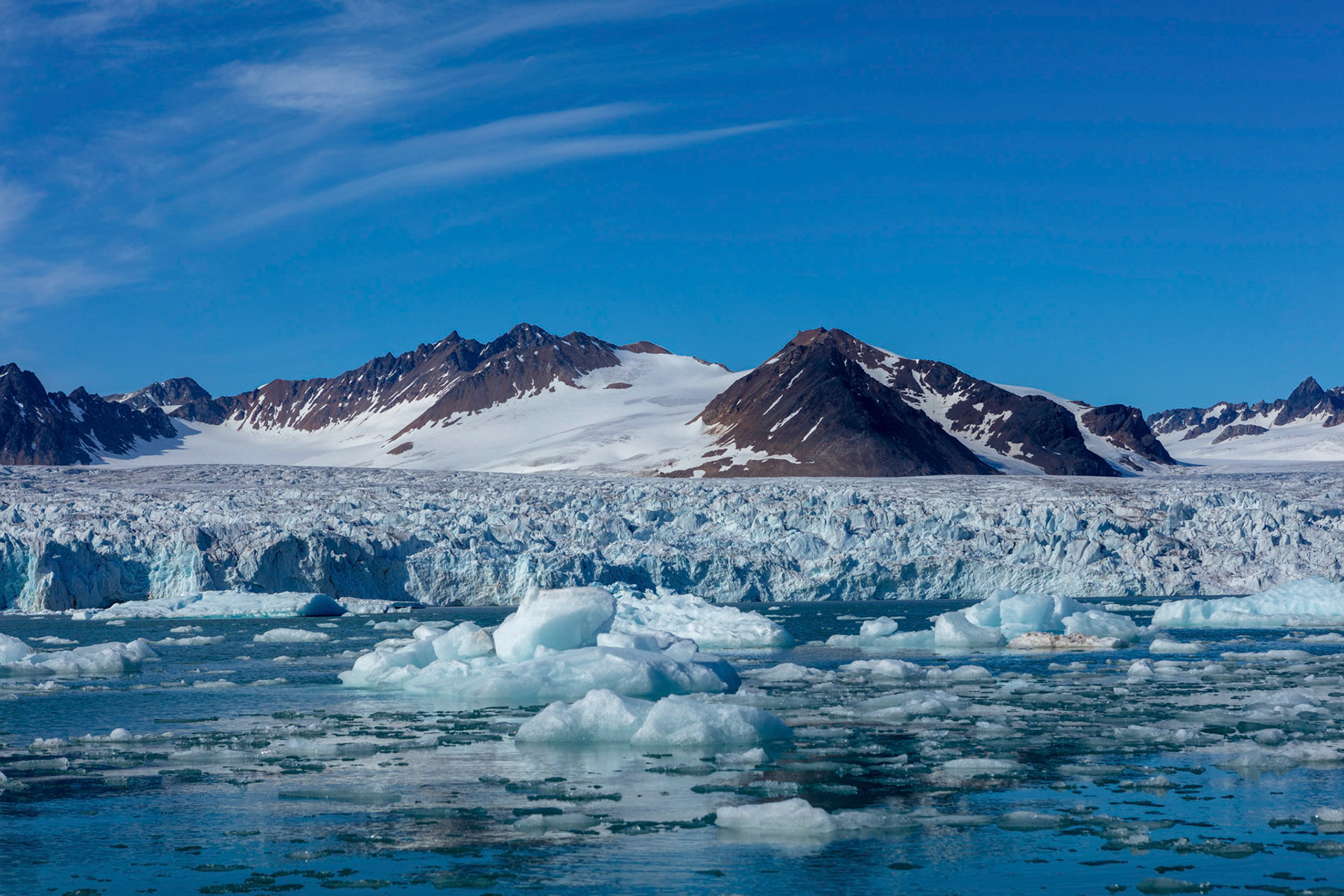 Lillehookbreen Brush ice and Glacier