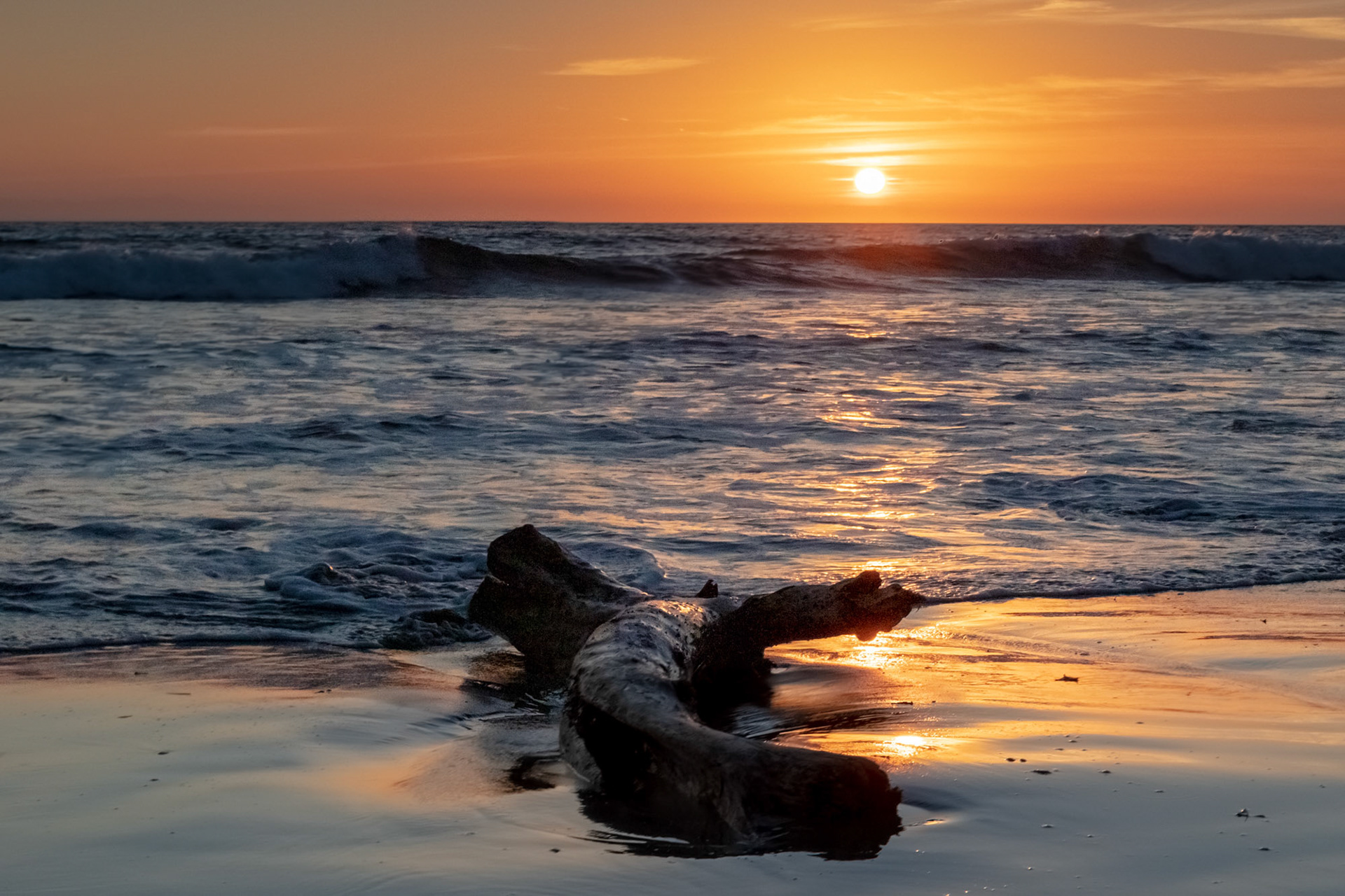 Sunset over Ventura Beach