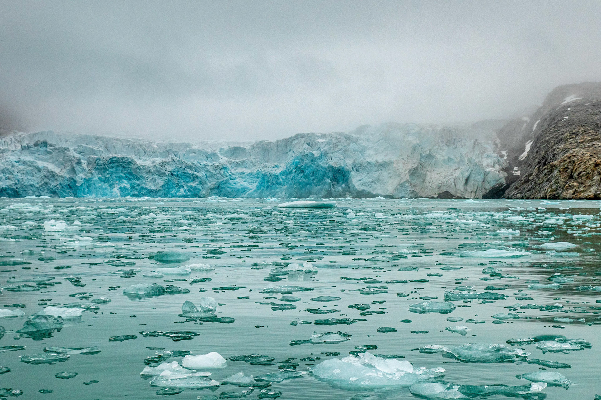 Hamiltonbukta Svalbard Glacier