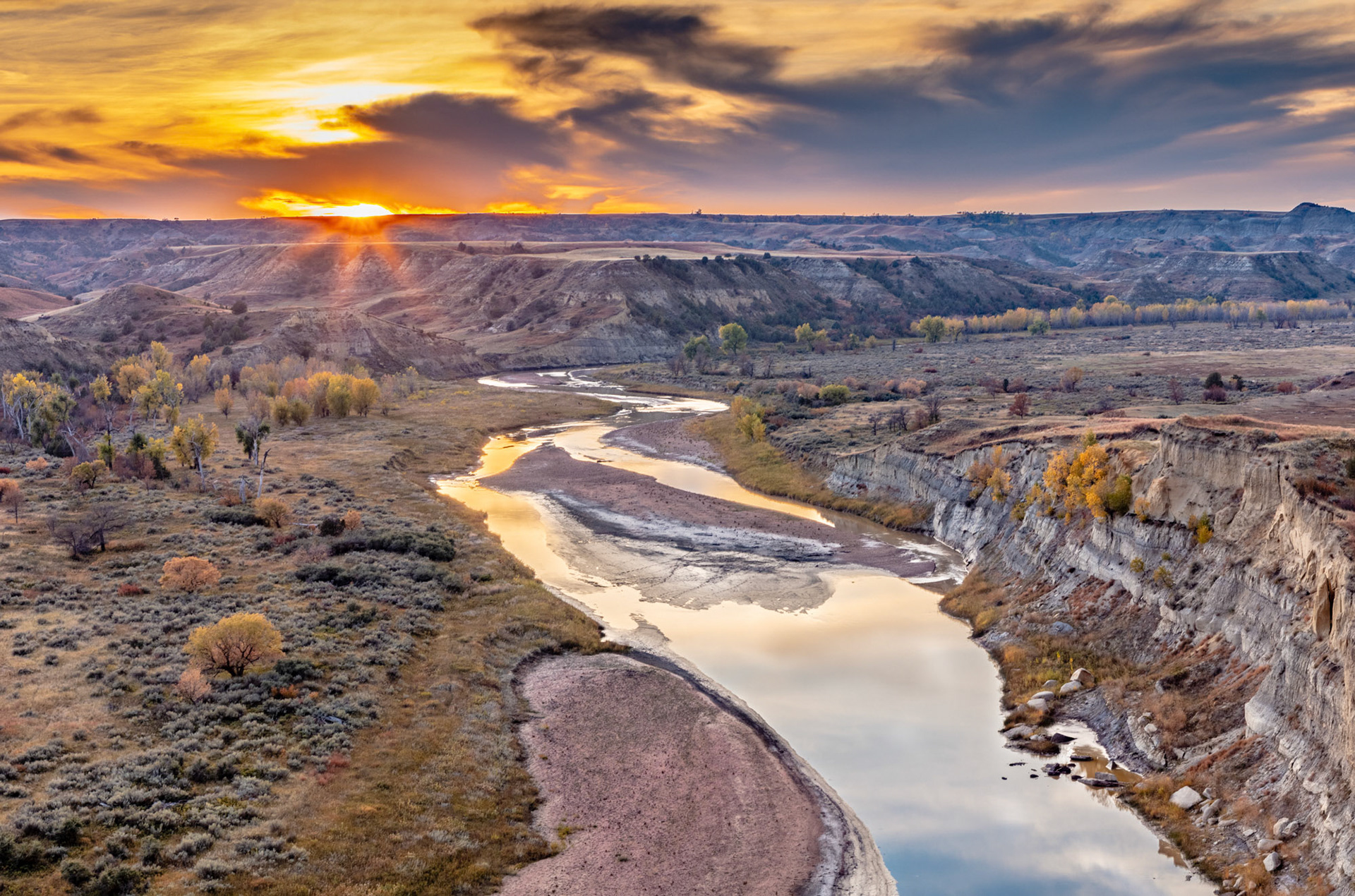 Wind Canyon Overlook Theodore Roosevelt Park