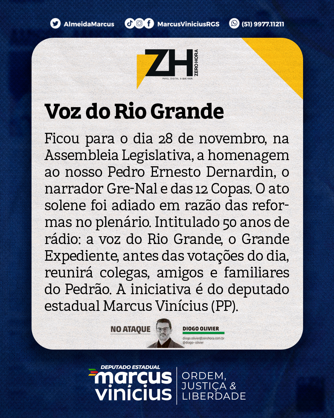 Post- Saiu Na Mídia