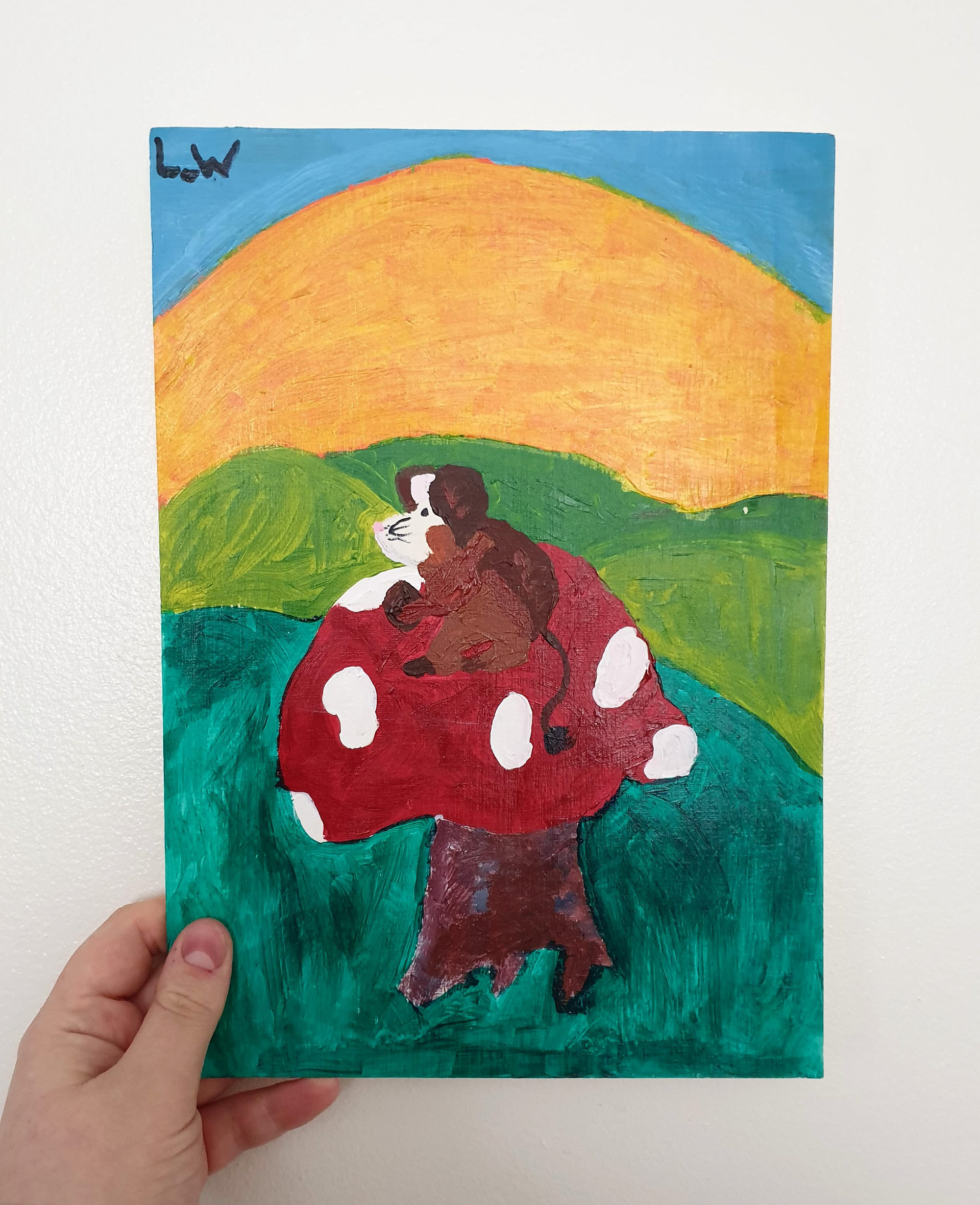 One of my very first paintings