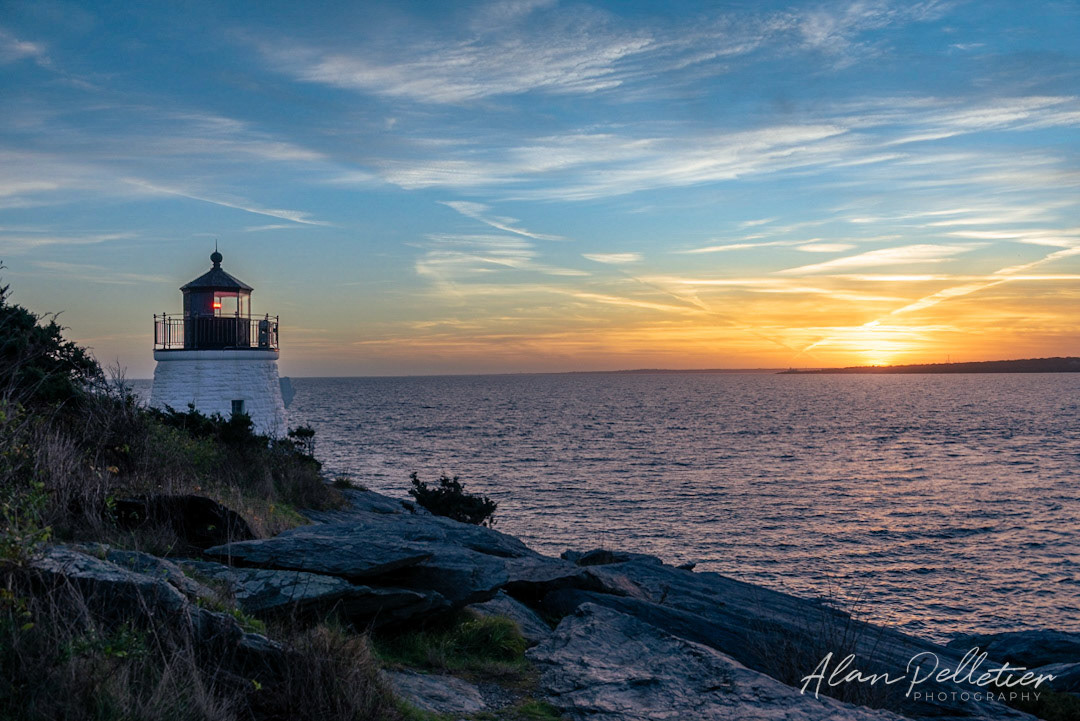 Castle Hill Lighthouse Sunset 2