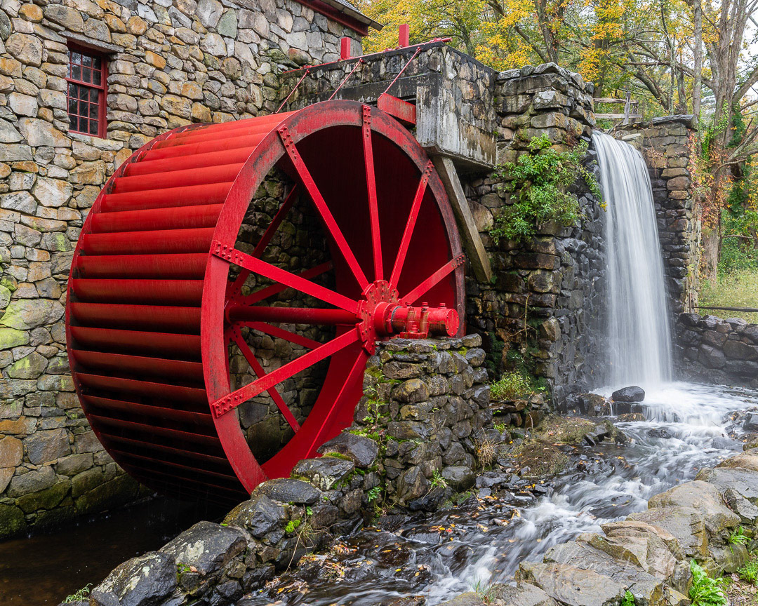Autumn Water Wheel