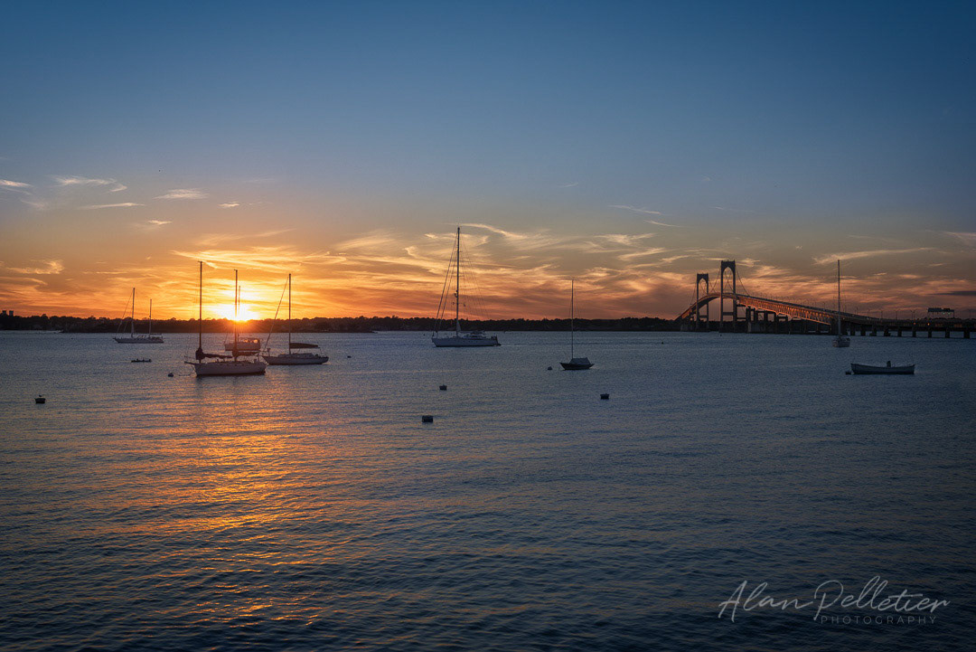 Newport Harbor Sunset