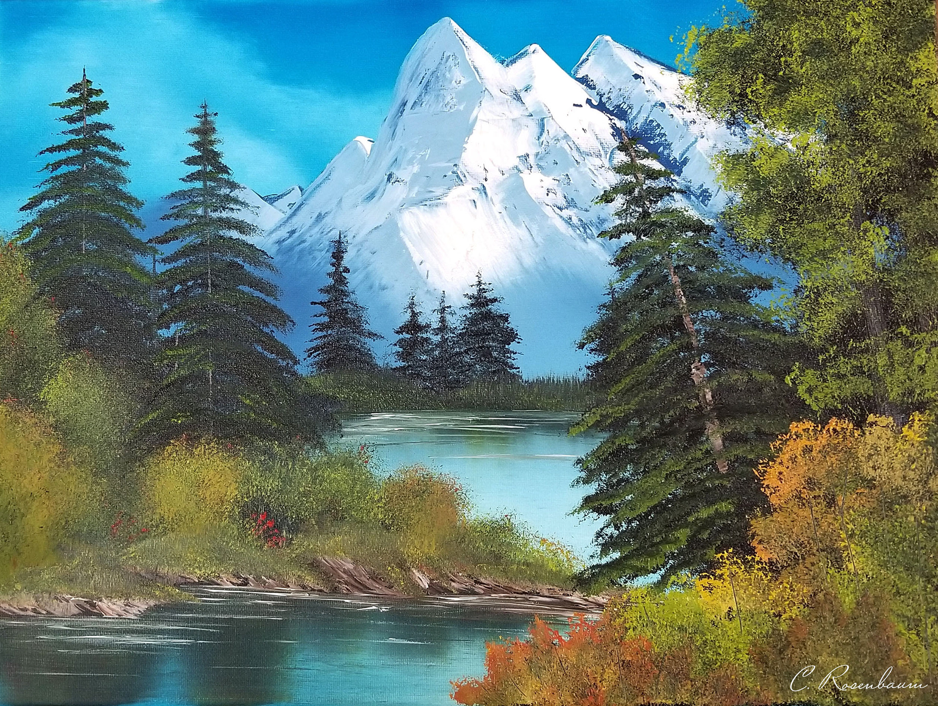 Oil on Canvas | Fall Mountain