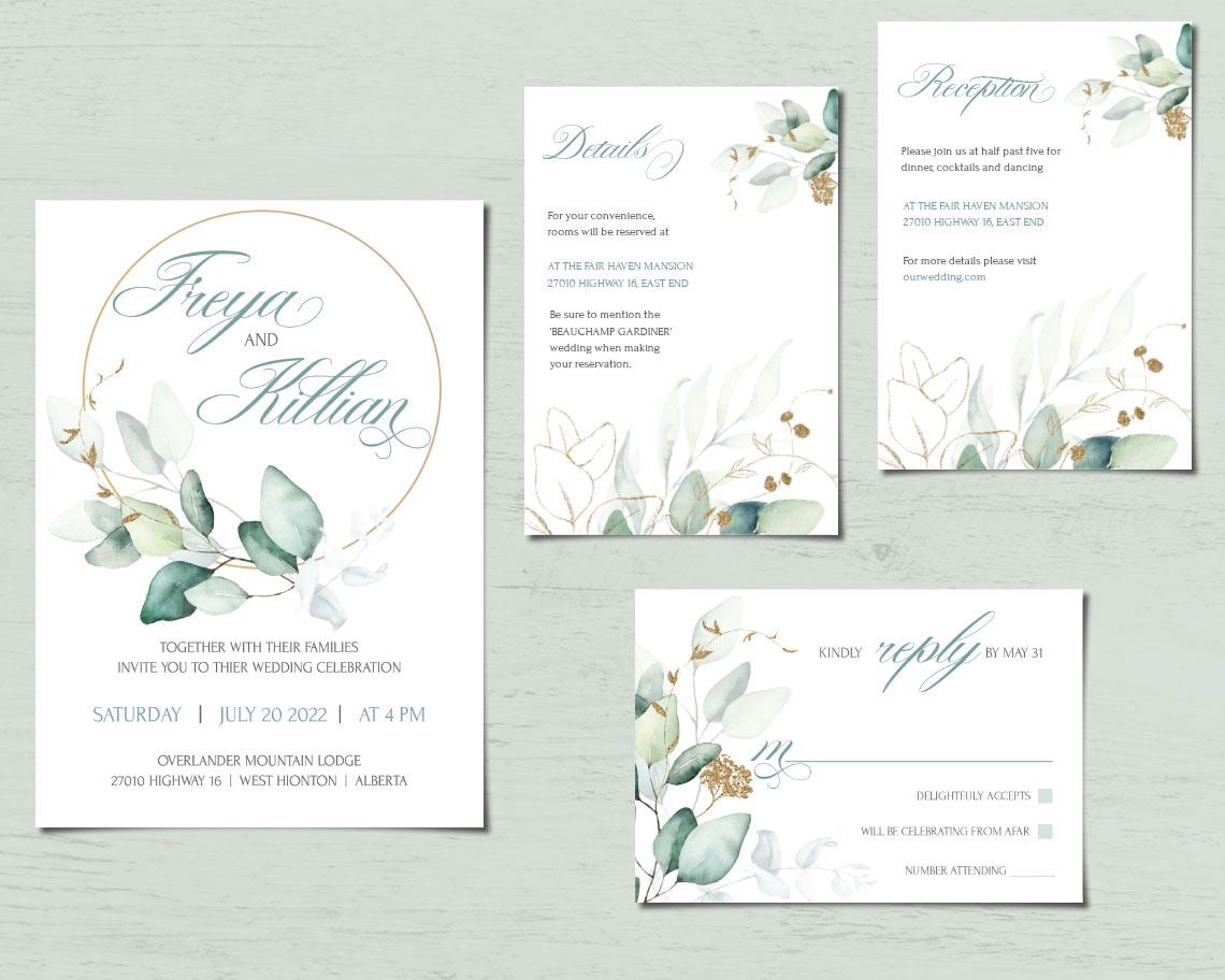 Wedding Invitation Package