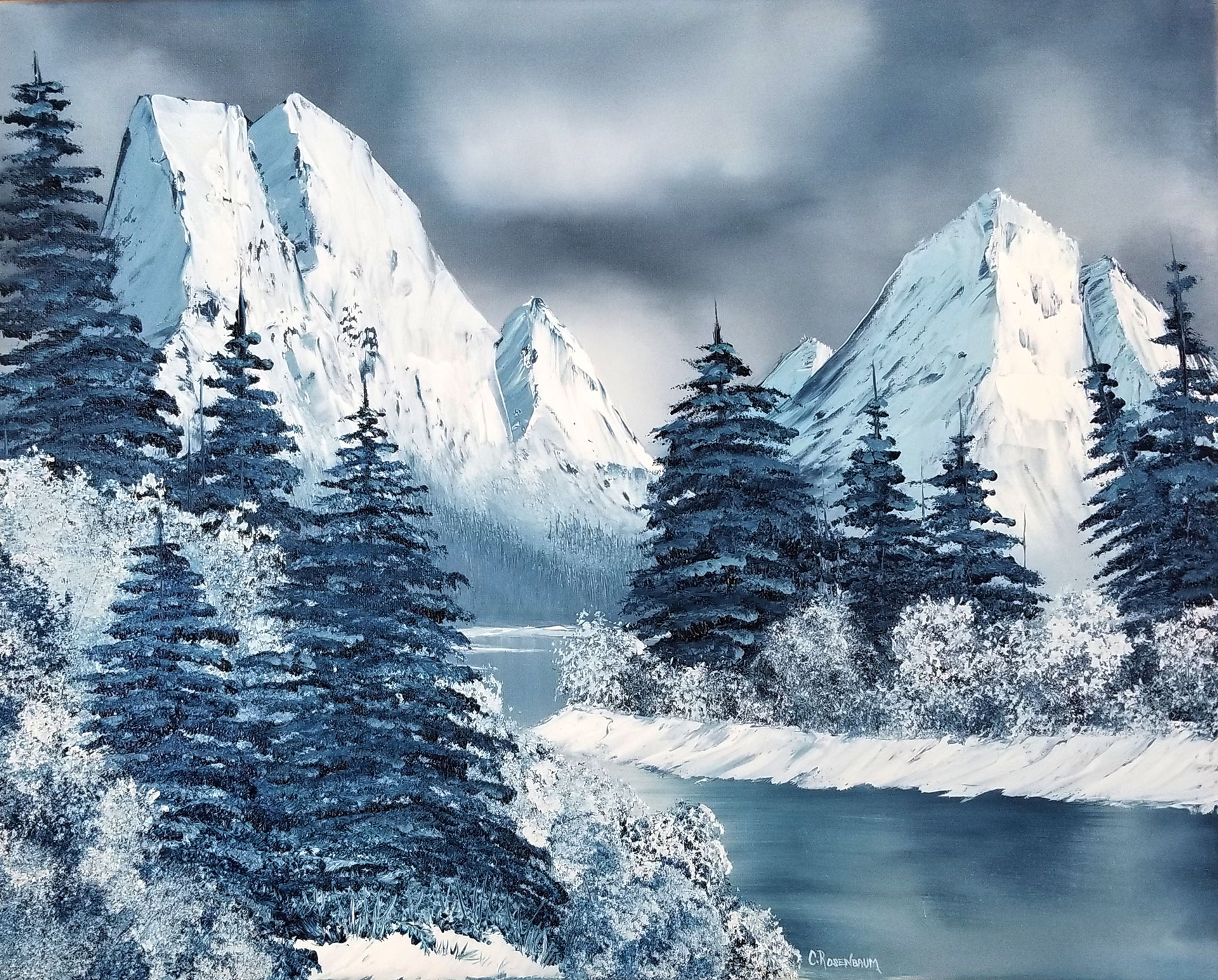 Oil on Canvas | Silent Mountain