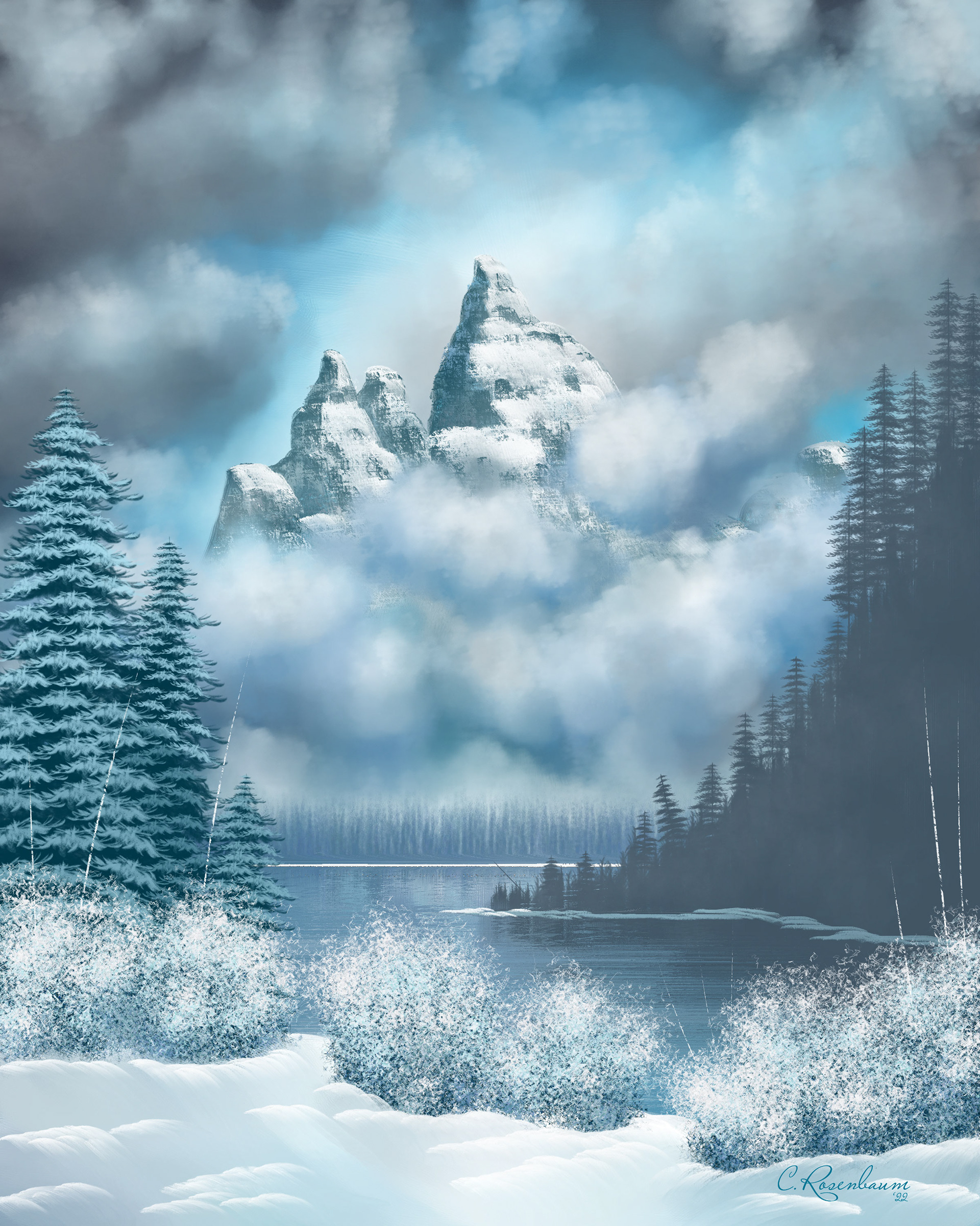 Magic Mountain by Candice Rosenbaum | Corel Painter