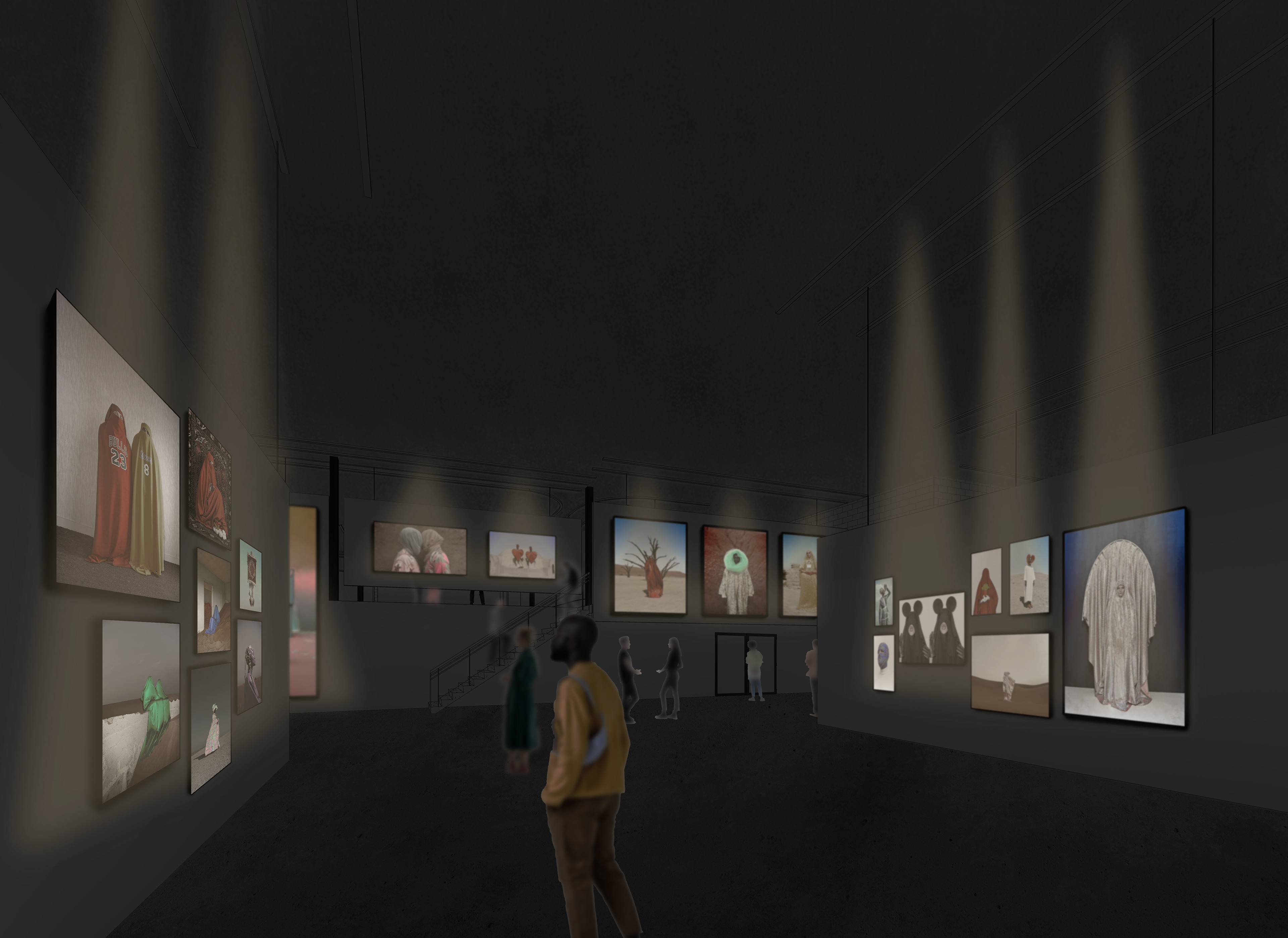 Perspective View of the Main Exhibition Area