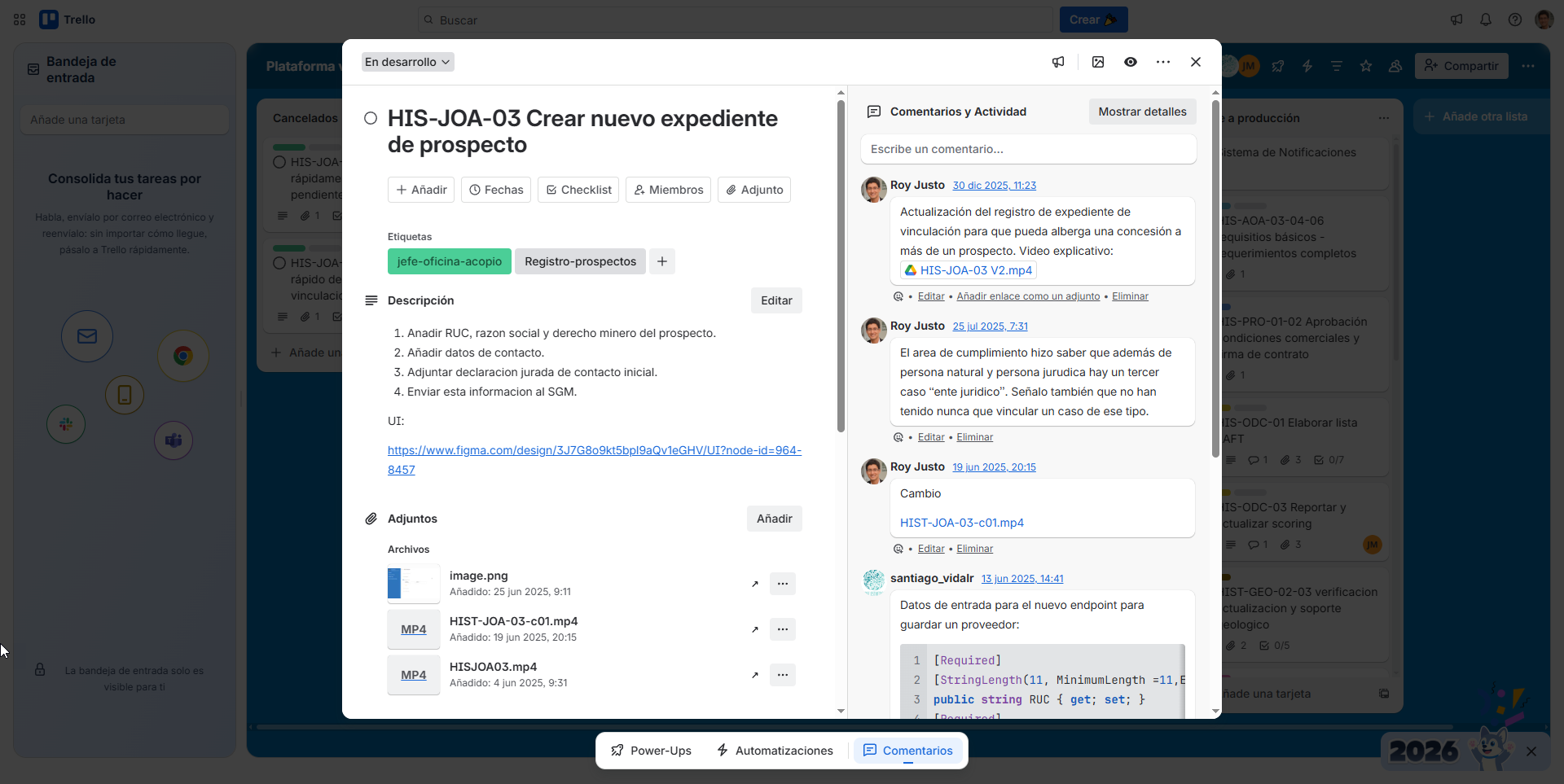 Gestión de implementación