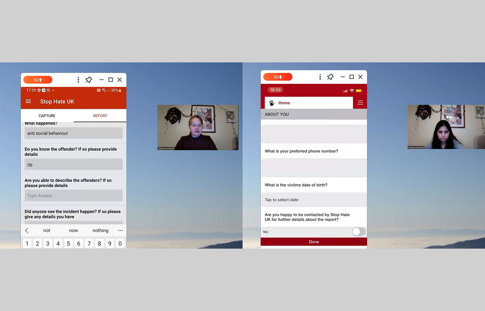 usability tests