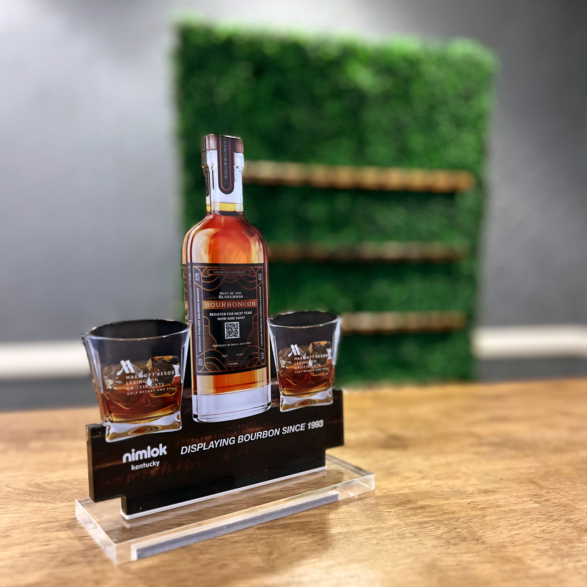 BourbonCon QR Code Table Topper