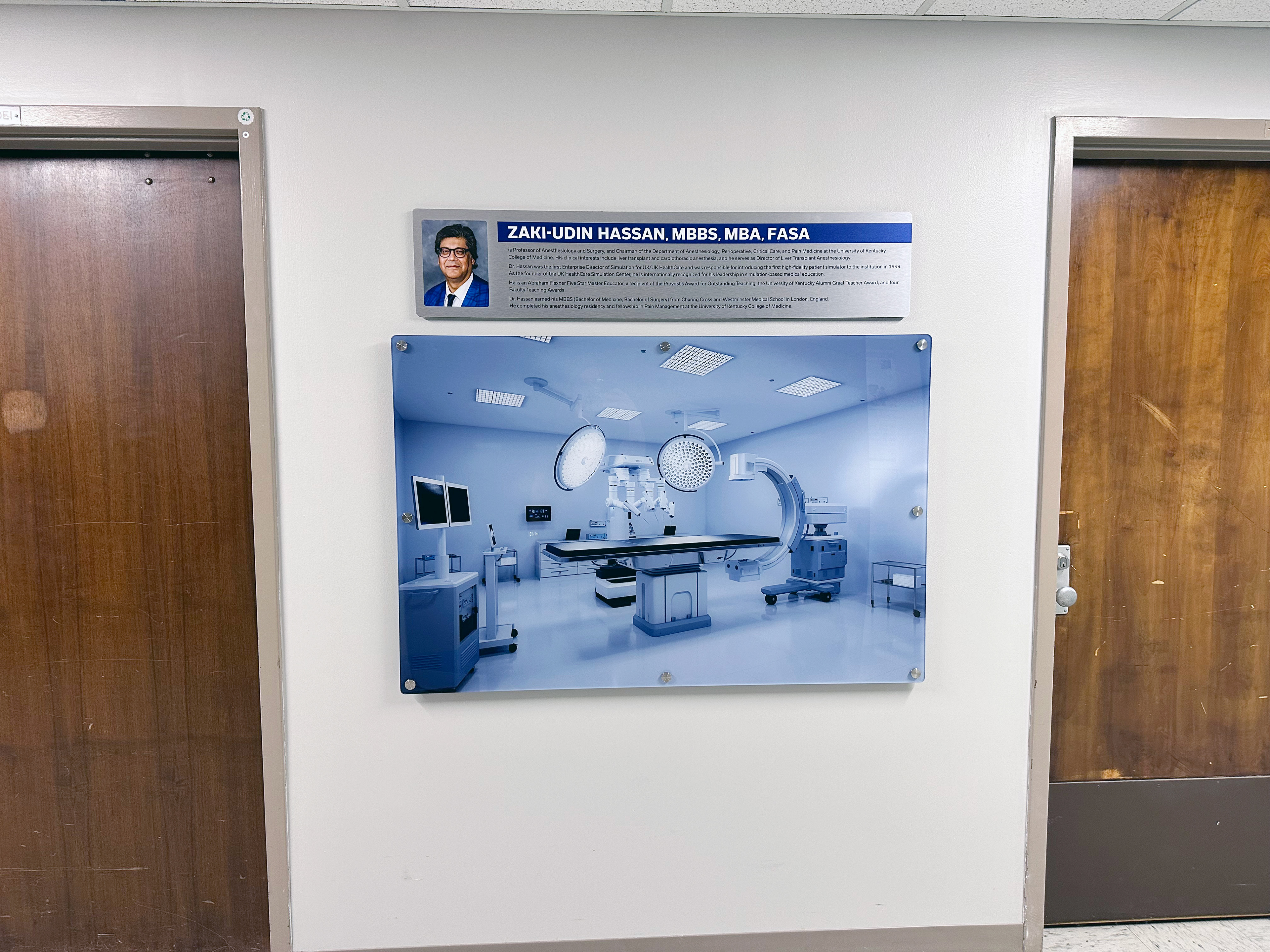 Department Head & About Him