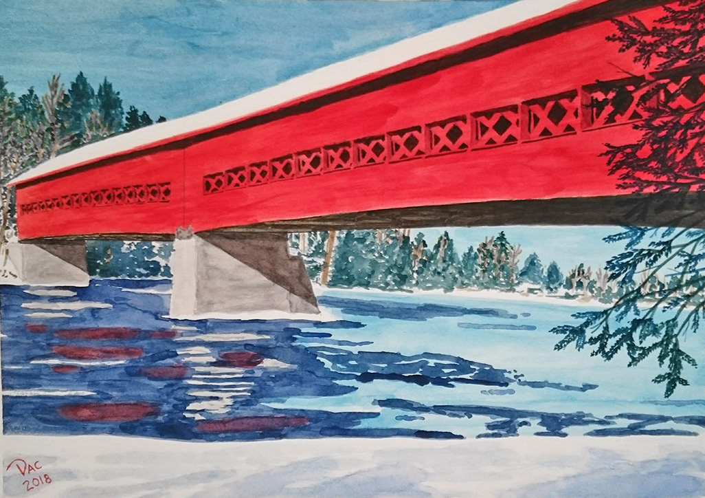 Winter, Wakefield, 9x12"