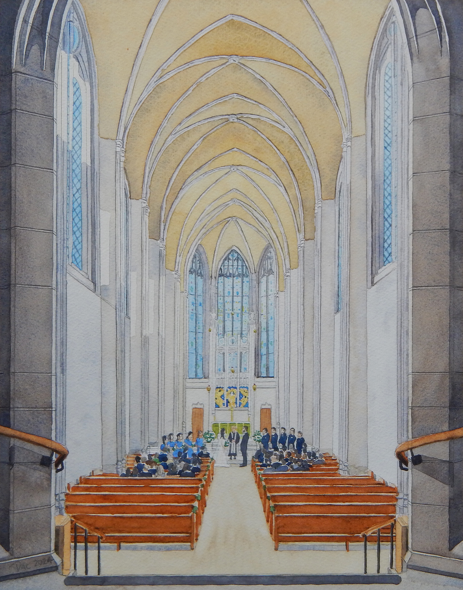 Trinity Chapel, November Wedding (COMMISSION)