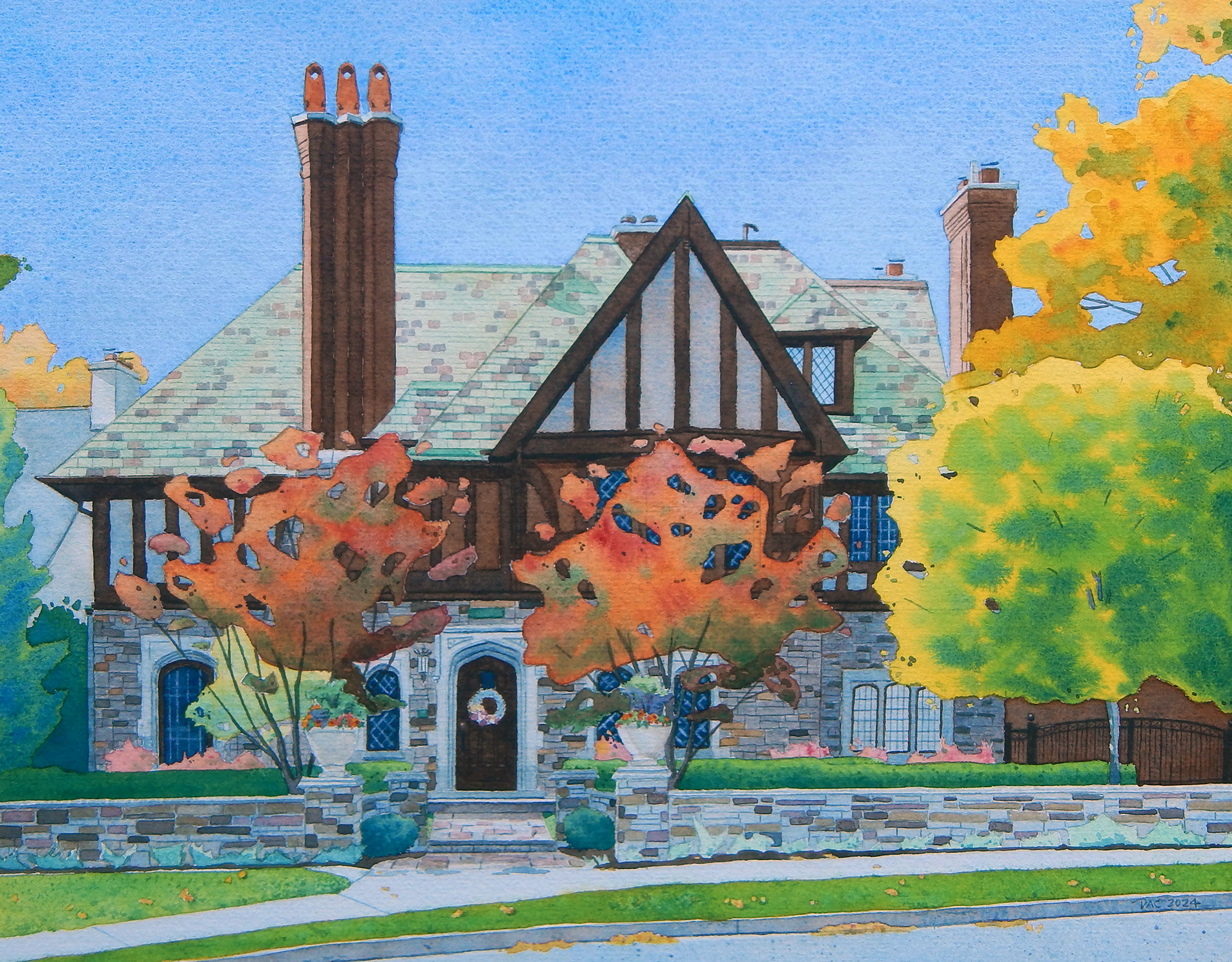 Glenedgar House, October (COMMISSION)