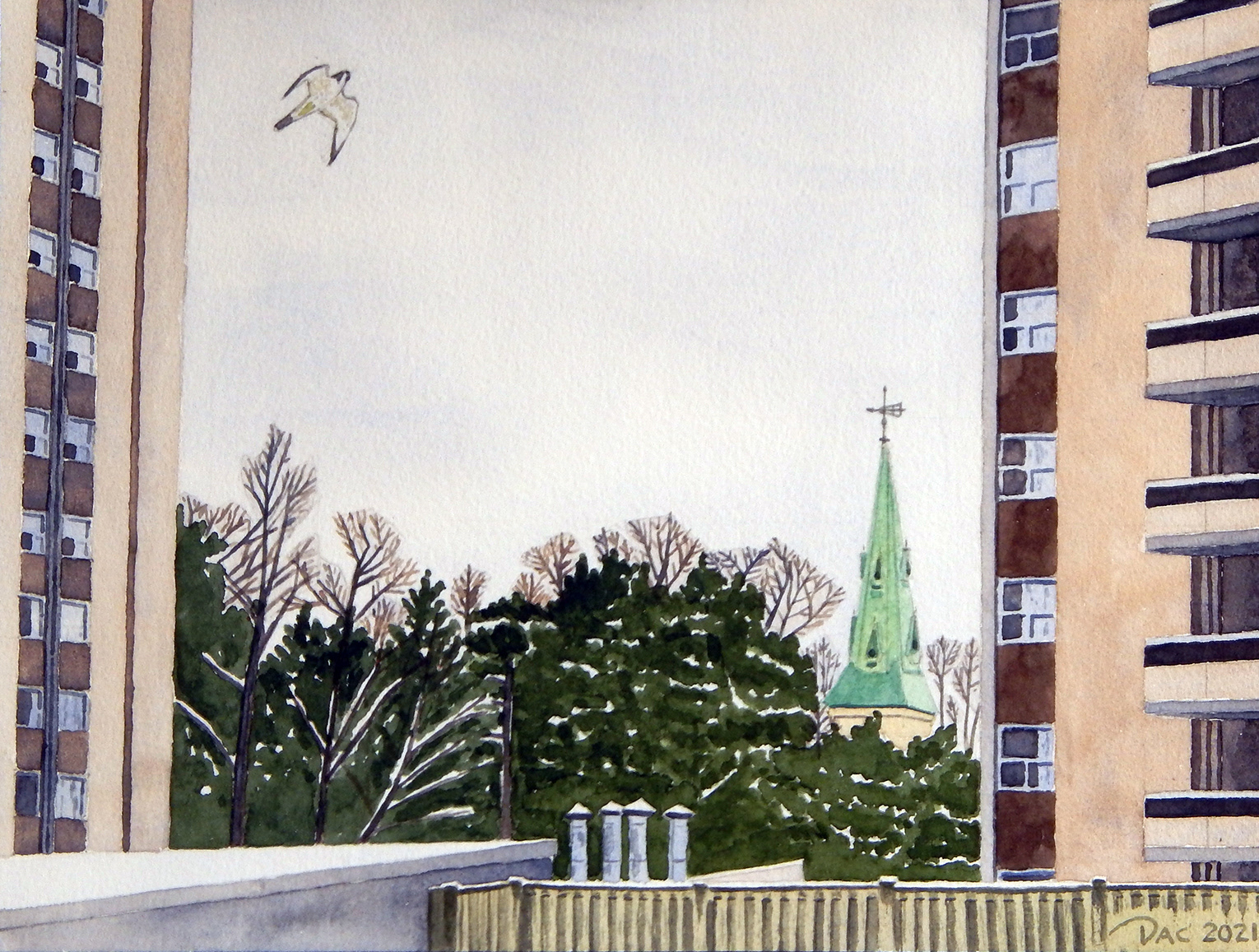 St. James Town, 9x12"