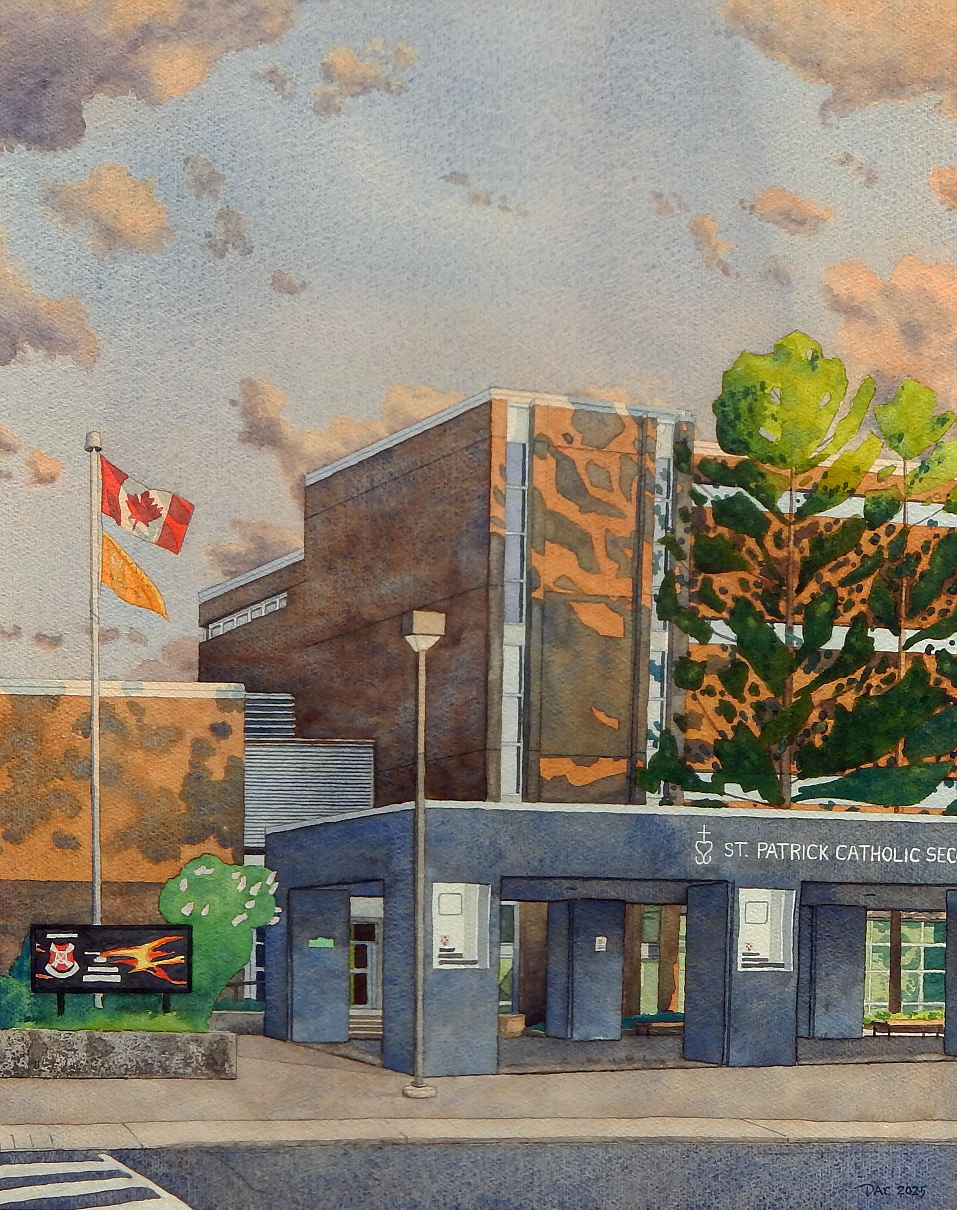 Spring Evening, St. Patrick C.S.S. (COMMISSION)