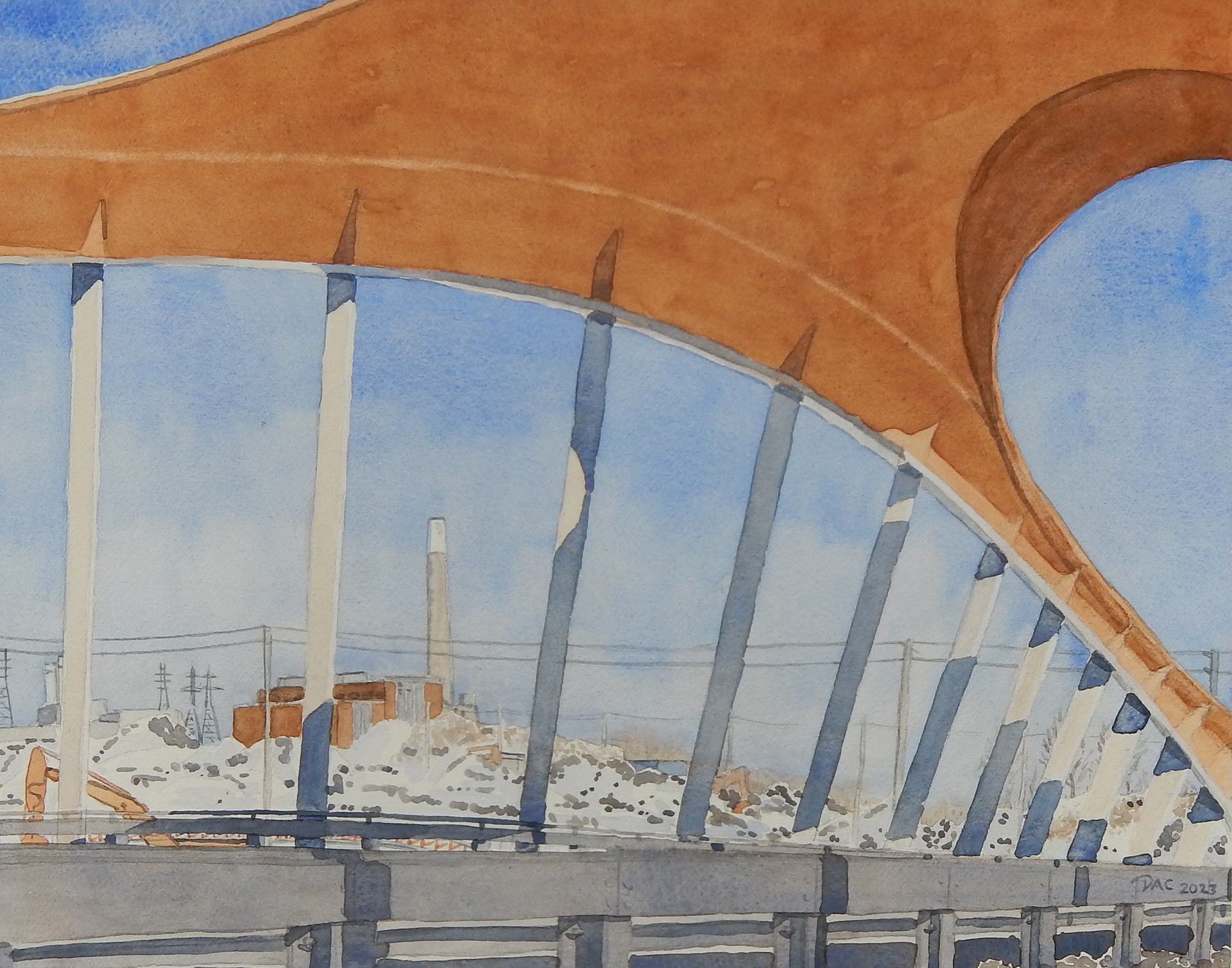 Polson Pier Bridge, March