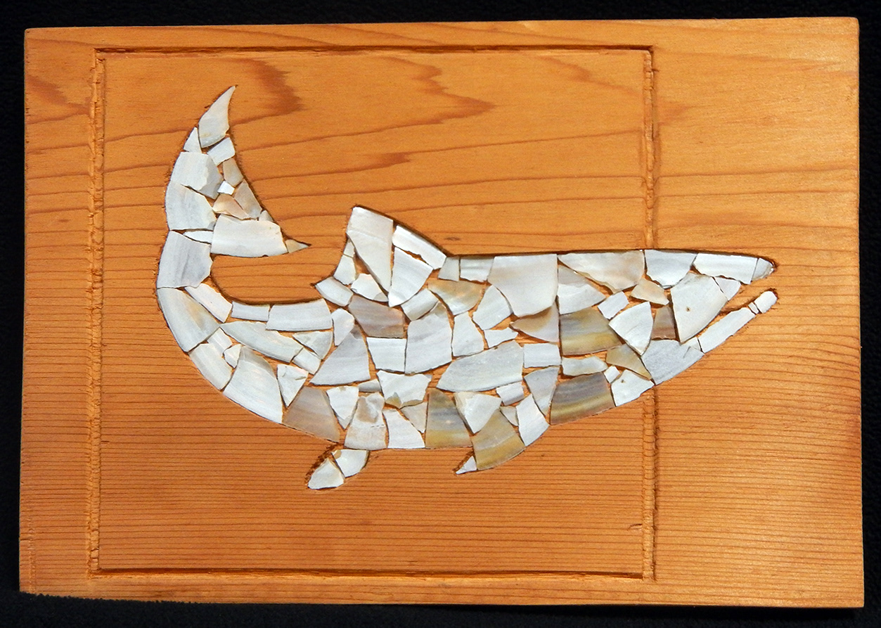 Trout - mussel shell