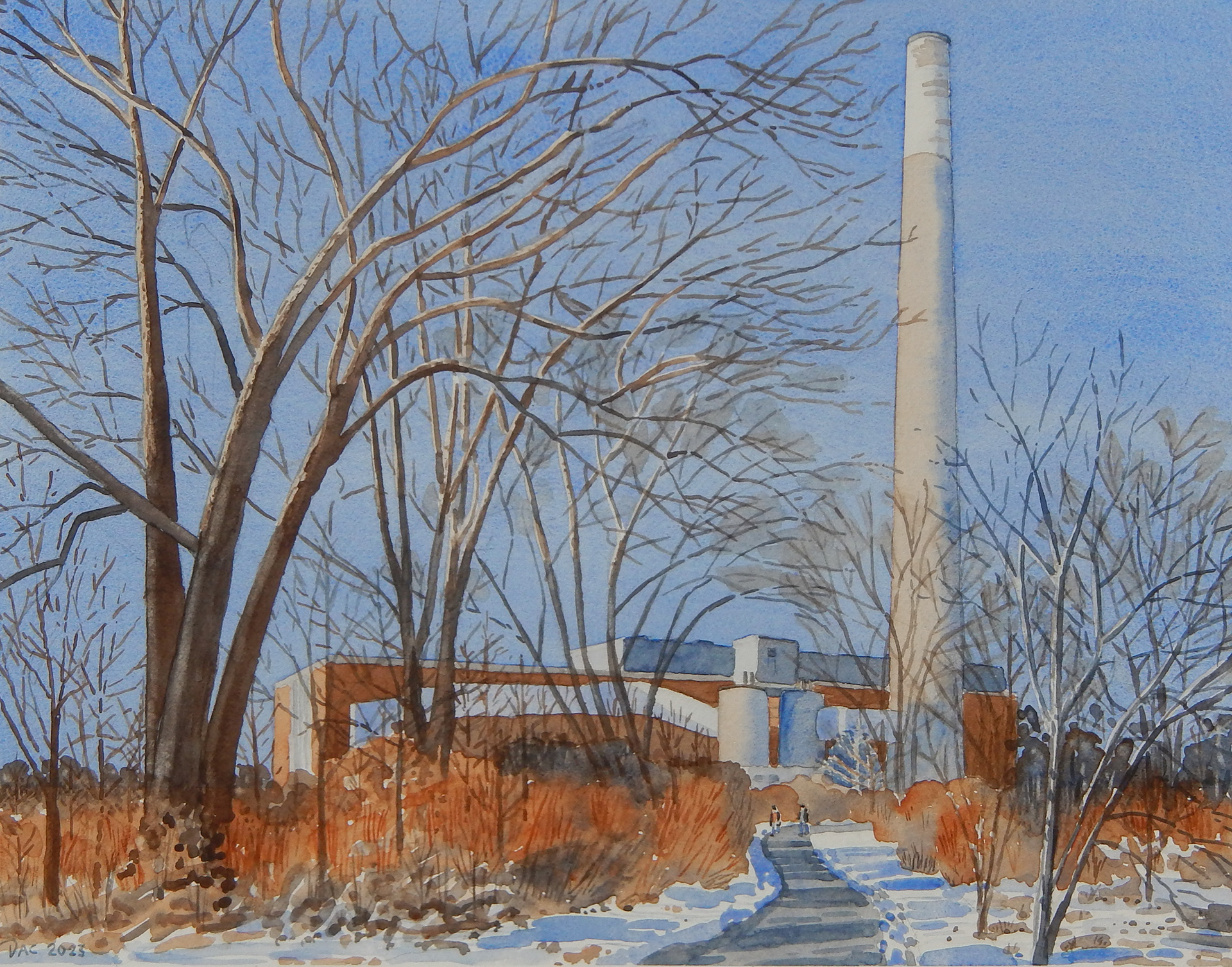Bike Path View of the Hearn, March