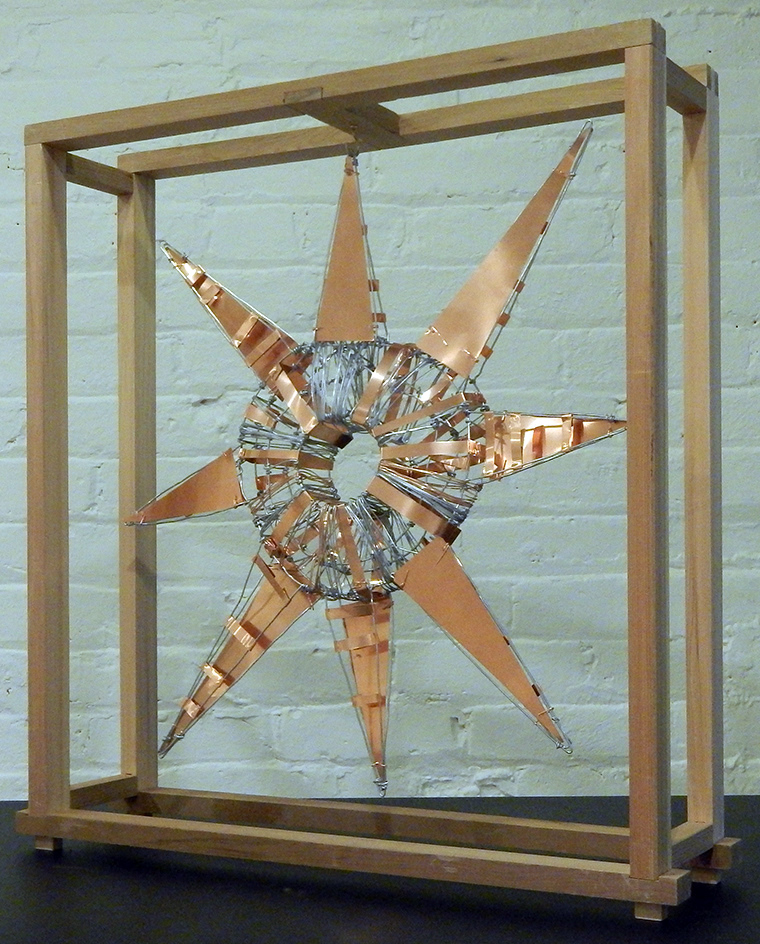 Boxed Octagram, cedar joinery