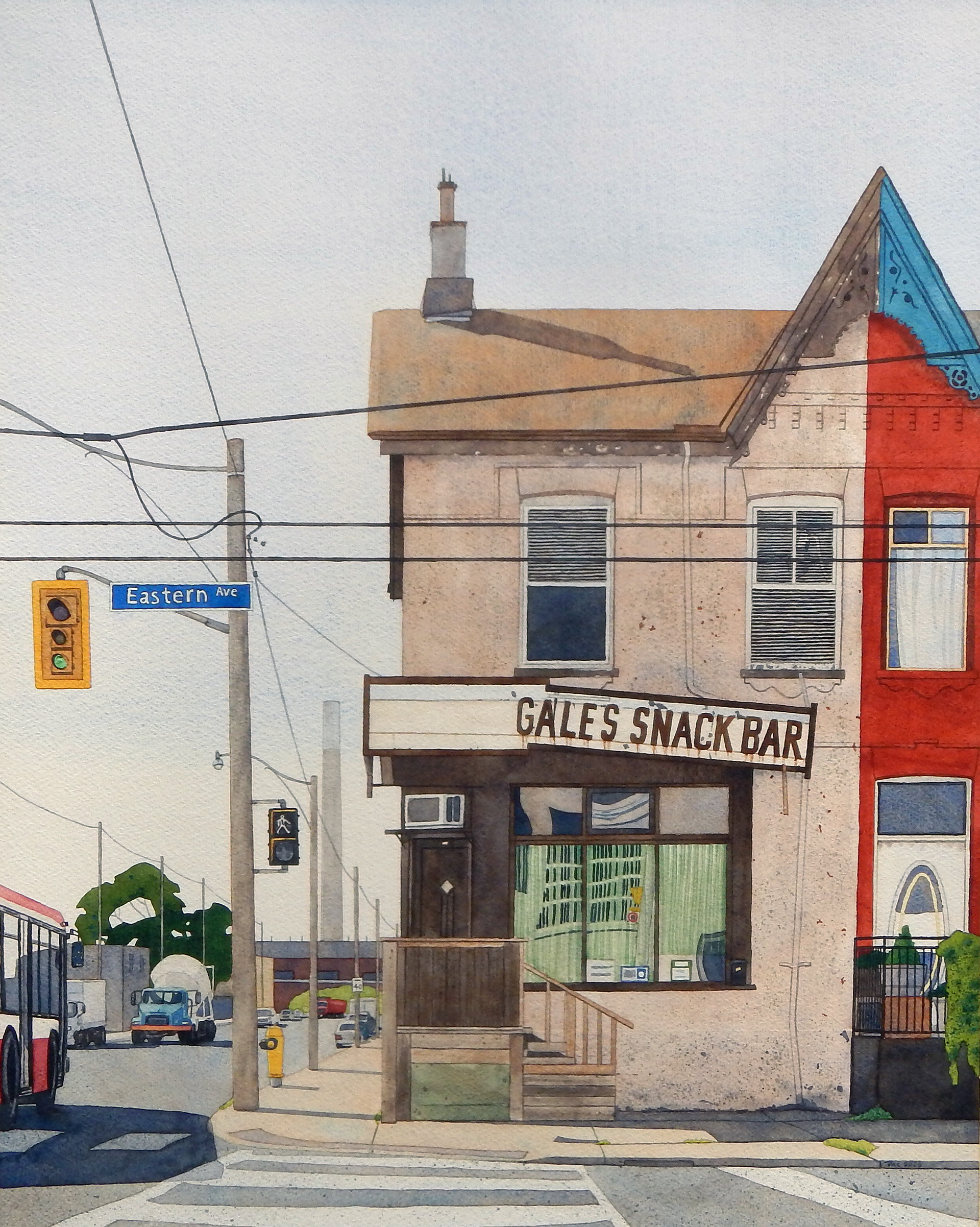 Summer, Mid-morning, Eastern & Carlaw