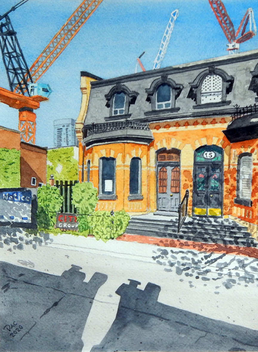 Encroachment, 9x12" (SOLD)