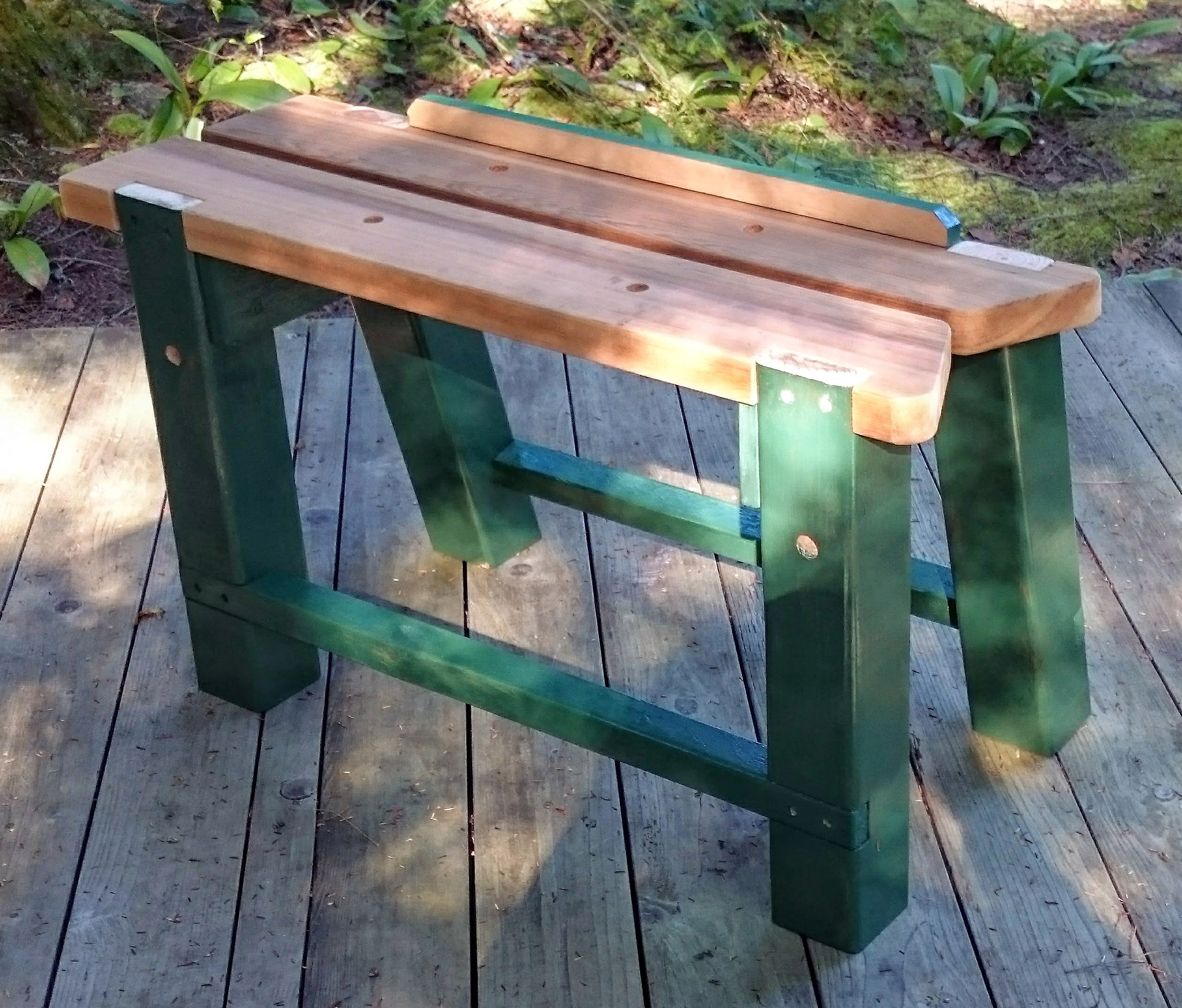 Tom Fidgen-inspired Sawyer's Bench, varied lumber