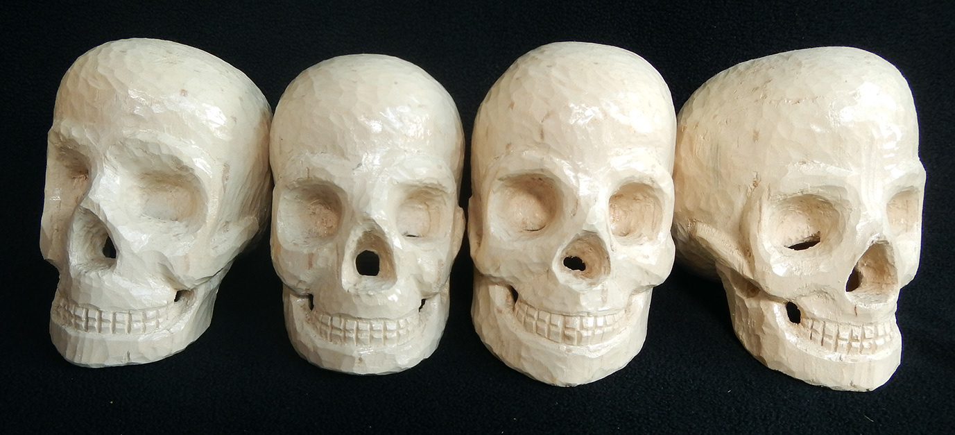 Basswood Skulls