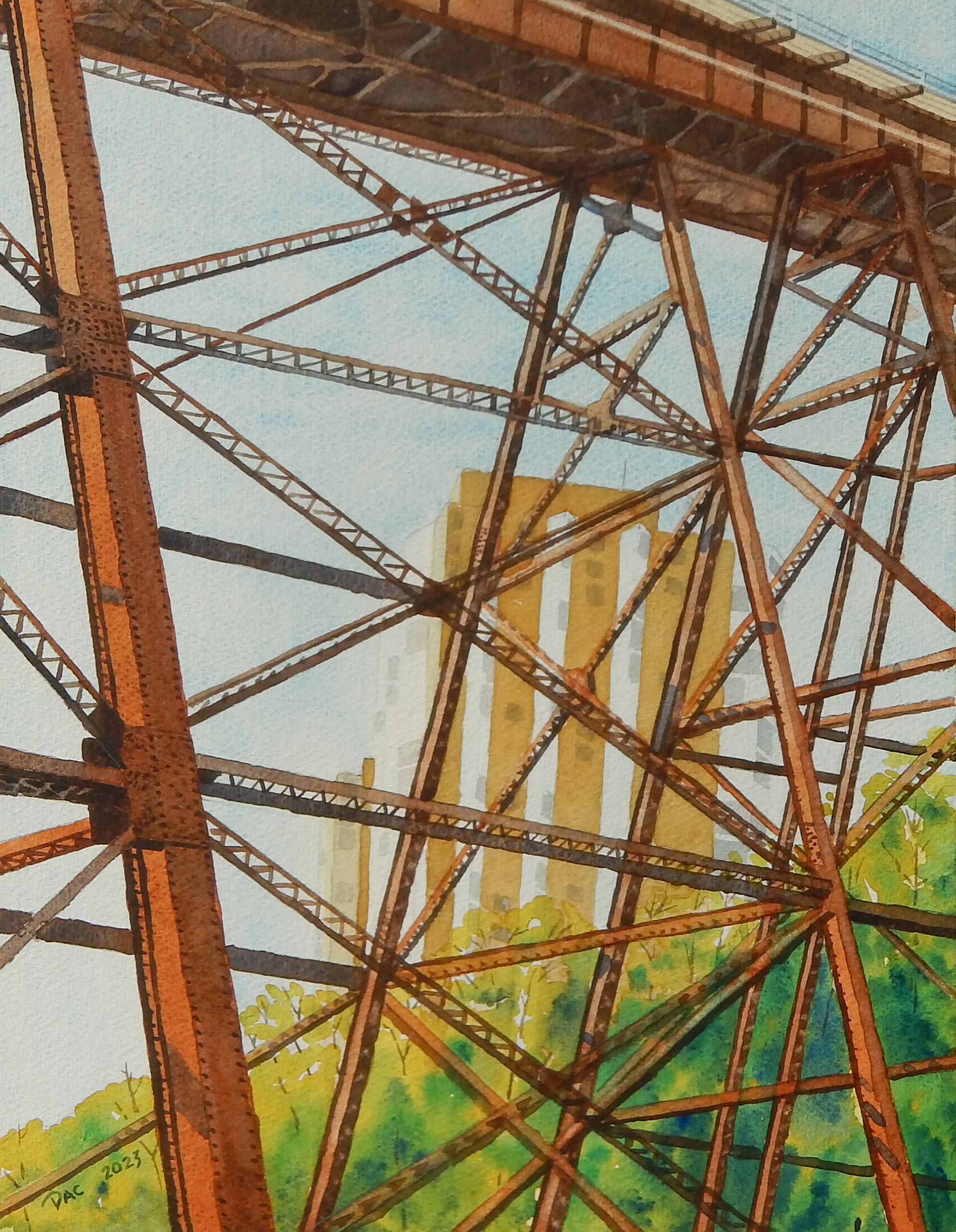 CP Rail Bridge, East Don Trail, Don Mills (SOLD)