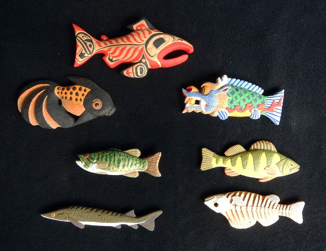 Assorted Fish (fridge magnets)