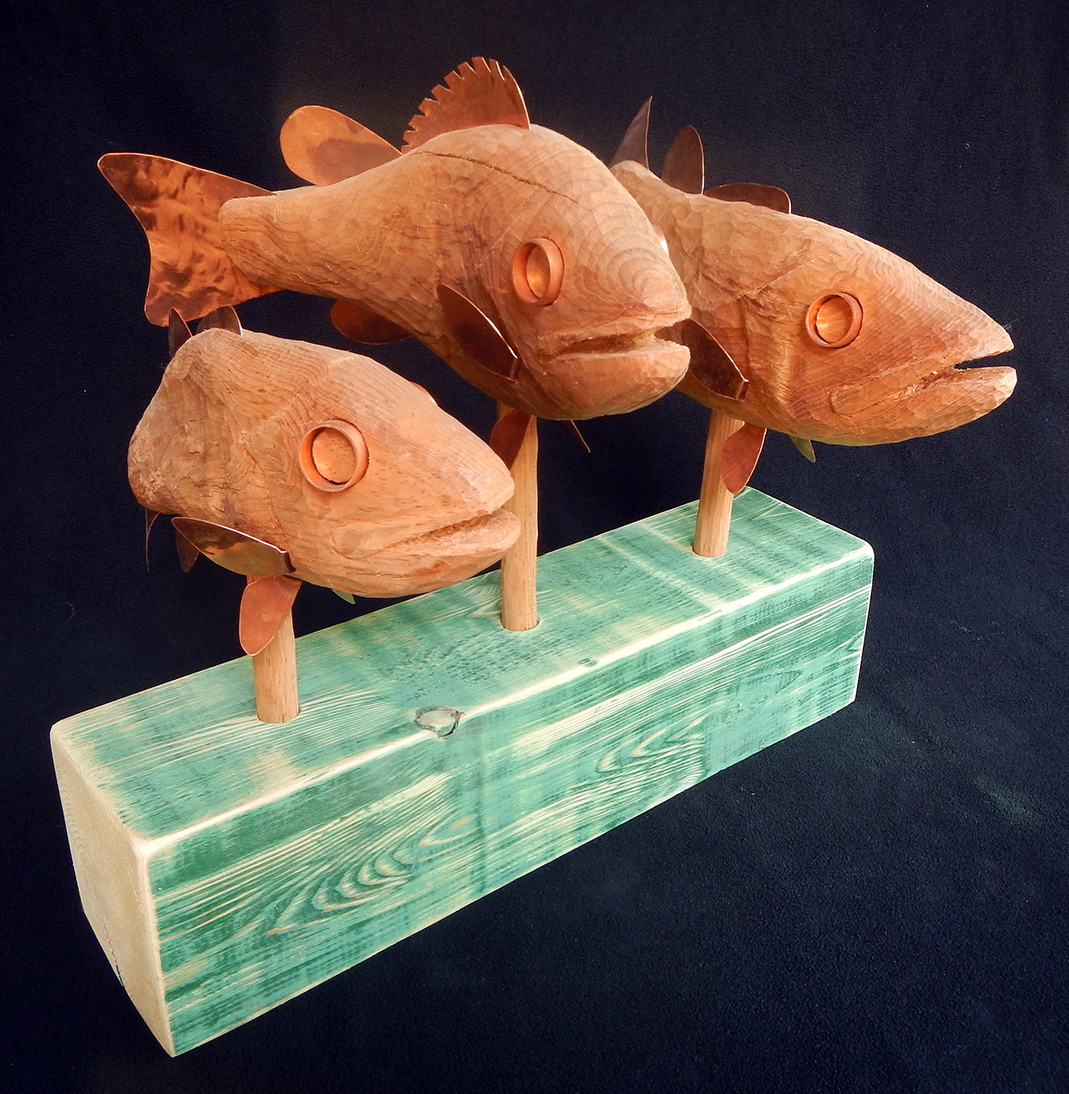Red Pine Root and Copper Bass Trio